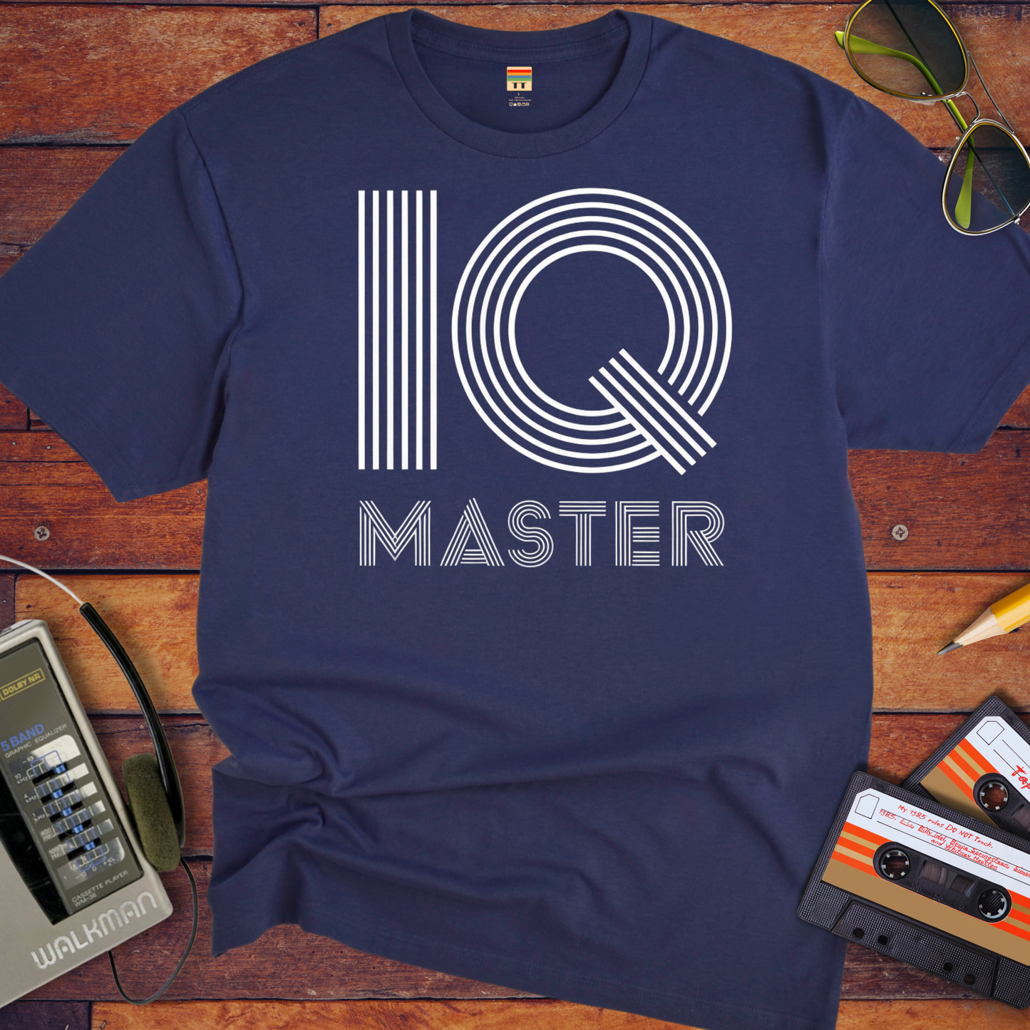'IQ MASTER' Funny T-Shirt