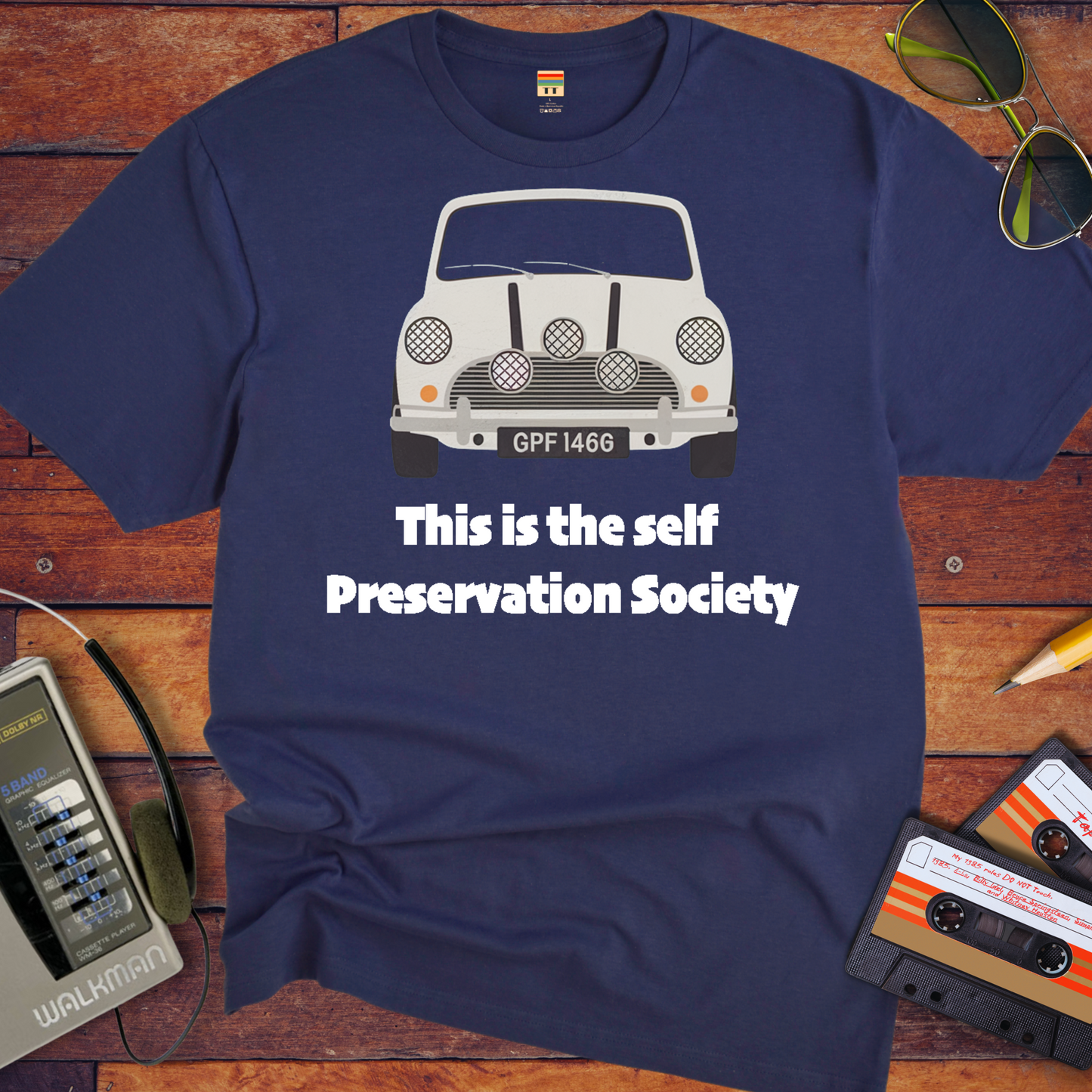 "SELF PRESERVATION SOCIETY" T-Shirt