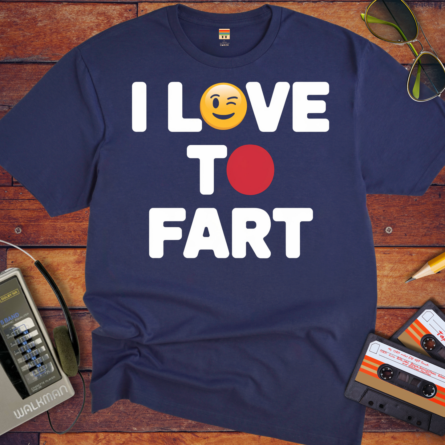 'I Love To Fart' Funny T-Shirt