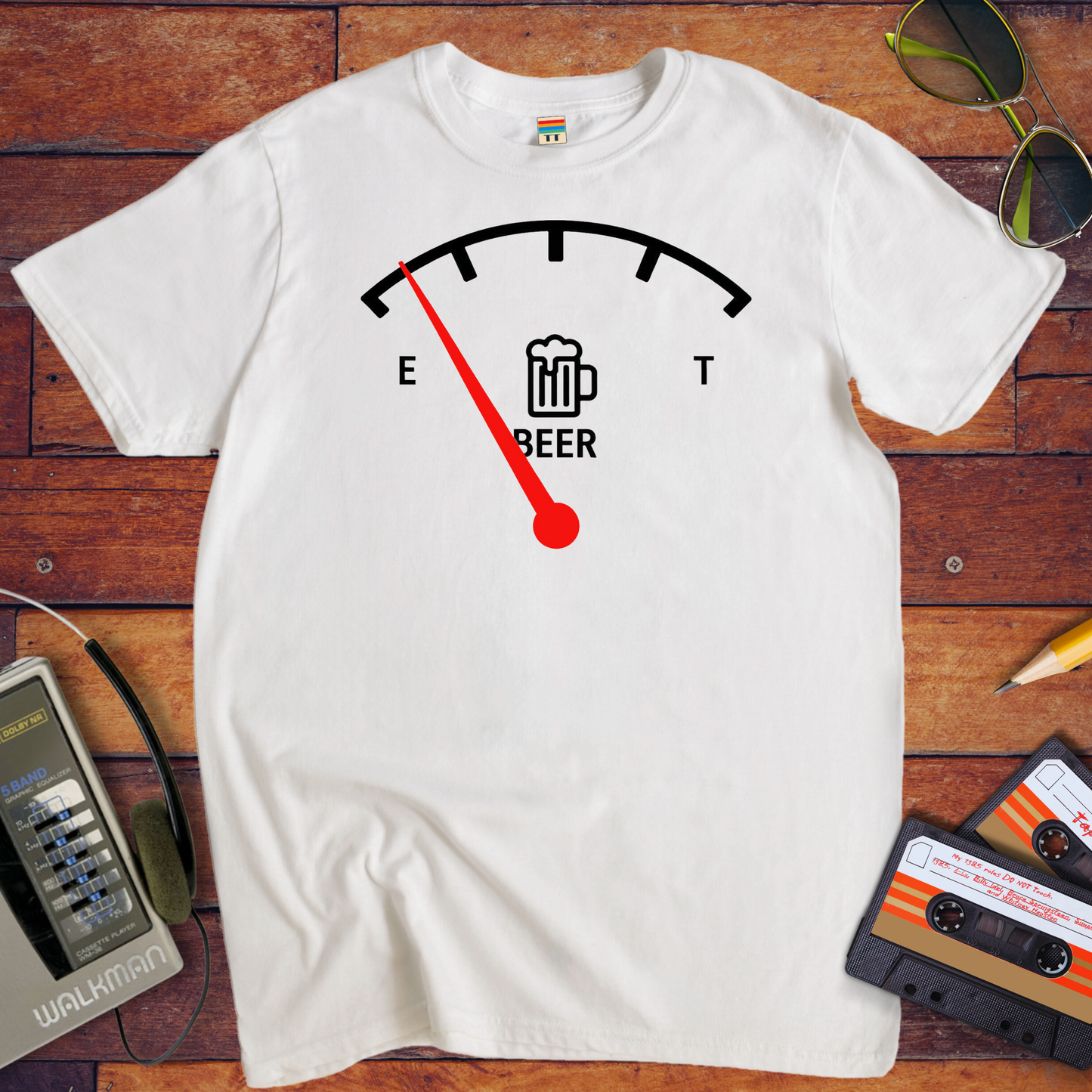 'Beer Gauge' Funny T-Shirt