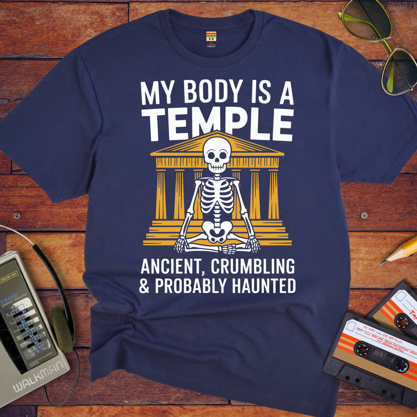 'MY BODY IS A TEMPLE' T-Shirt