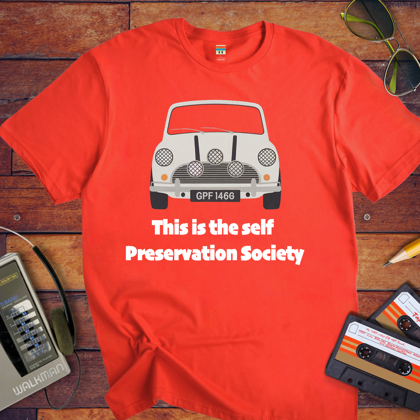"SELF PRESERVATION SOCIETY" T-Shirt