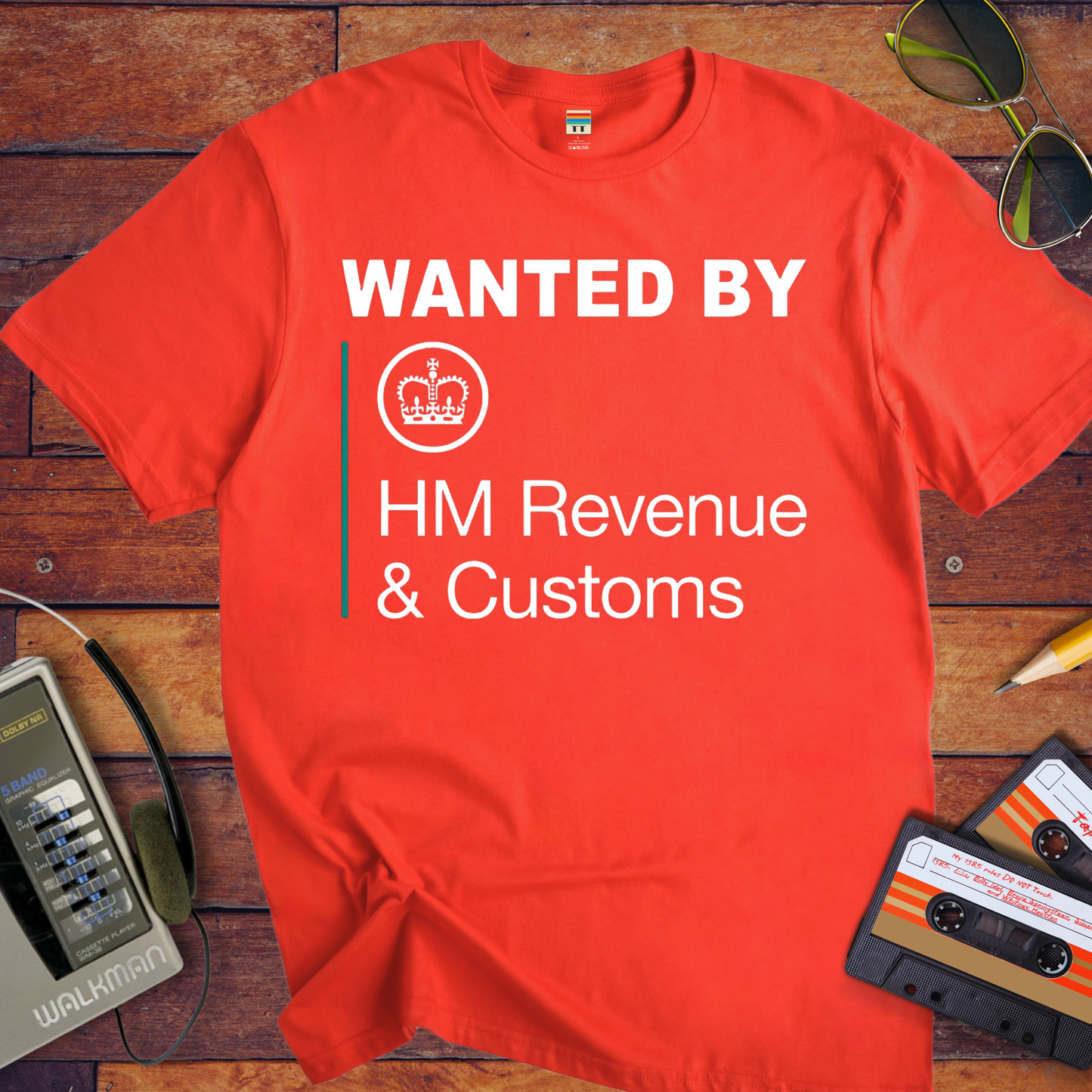 'Wanted to buy revenue and customs' Funny T-Shirt