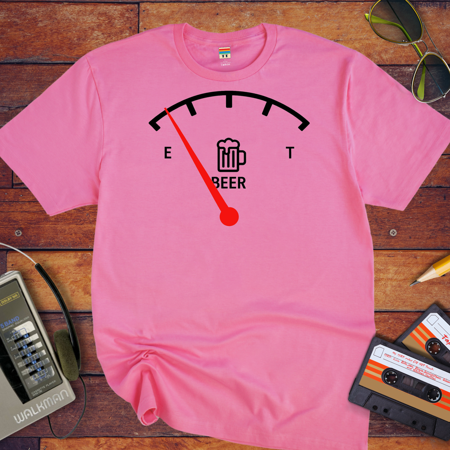 'Beer Gauge' Funny T-Shirt