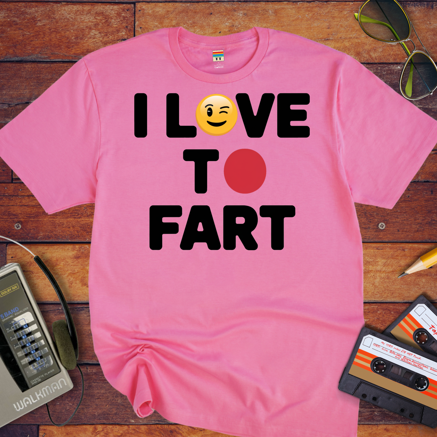 'I Love To Fart' Funny T-Shirt