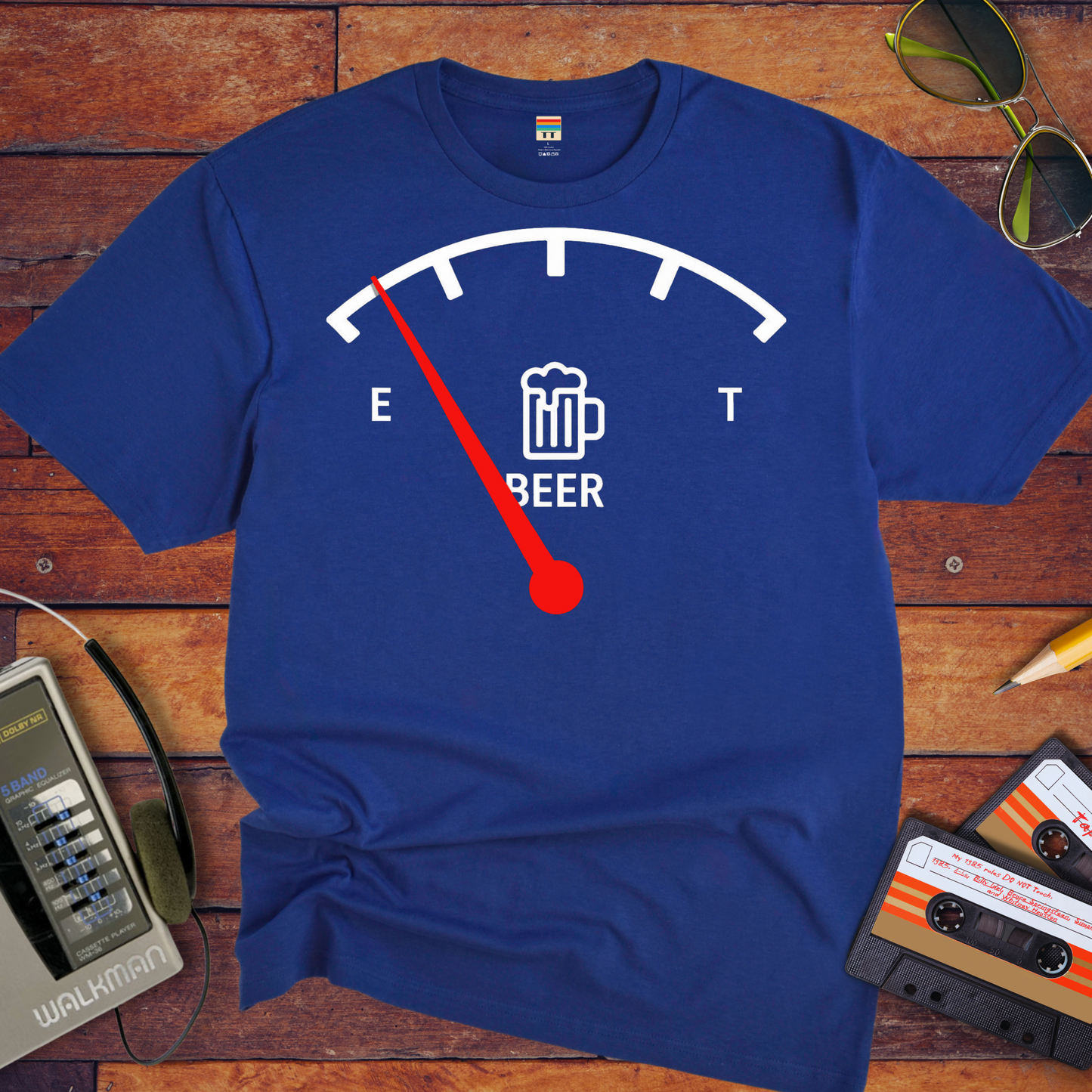 'Beer Gauge' Funny T-Shirt