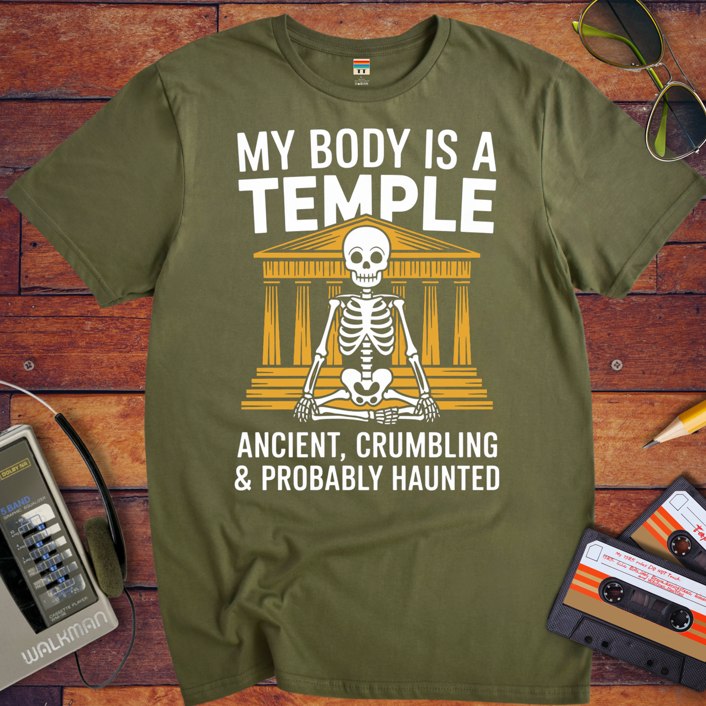 'MY BODY IS A TEMPLE' T-Shirt