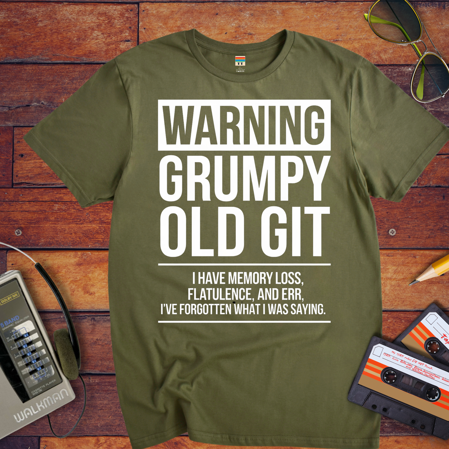 ' Grumpy Old Git' Funny T-Shirt
