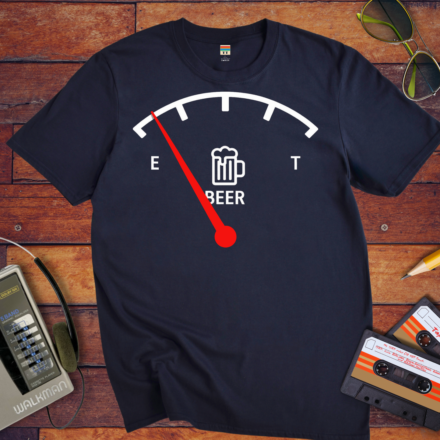 'Beer Gauge' Funny T-Shirt