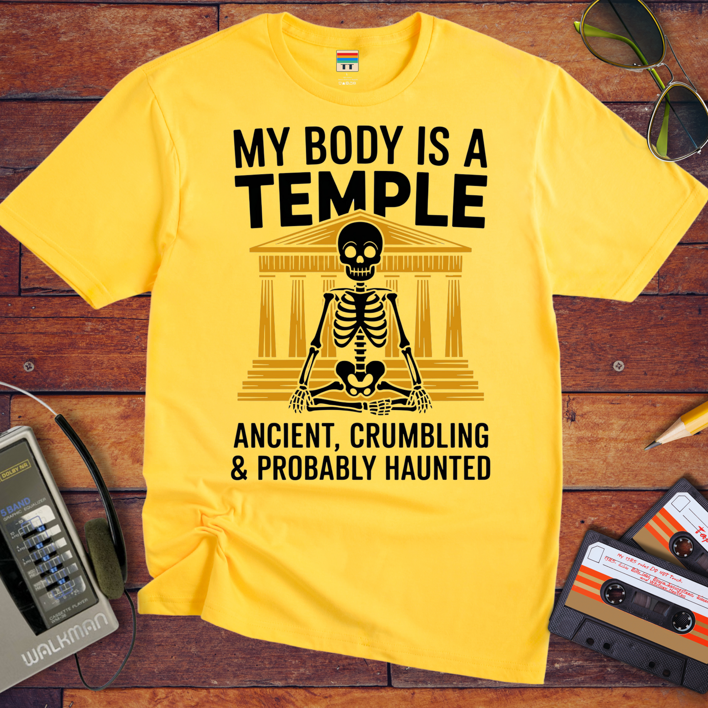'MY BODY IS A TEMPLE' T-Shirt