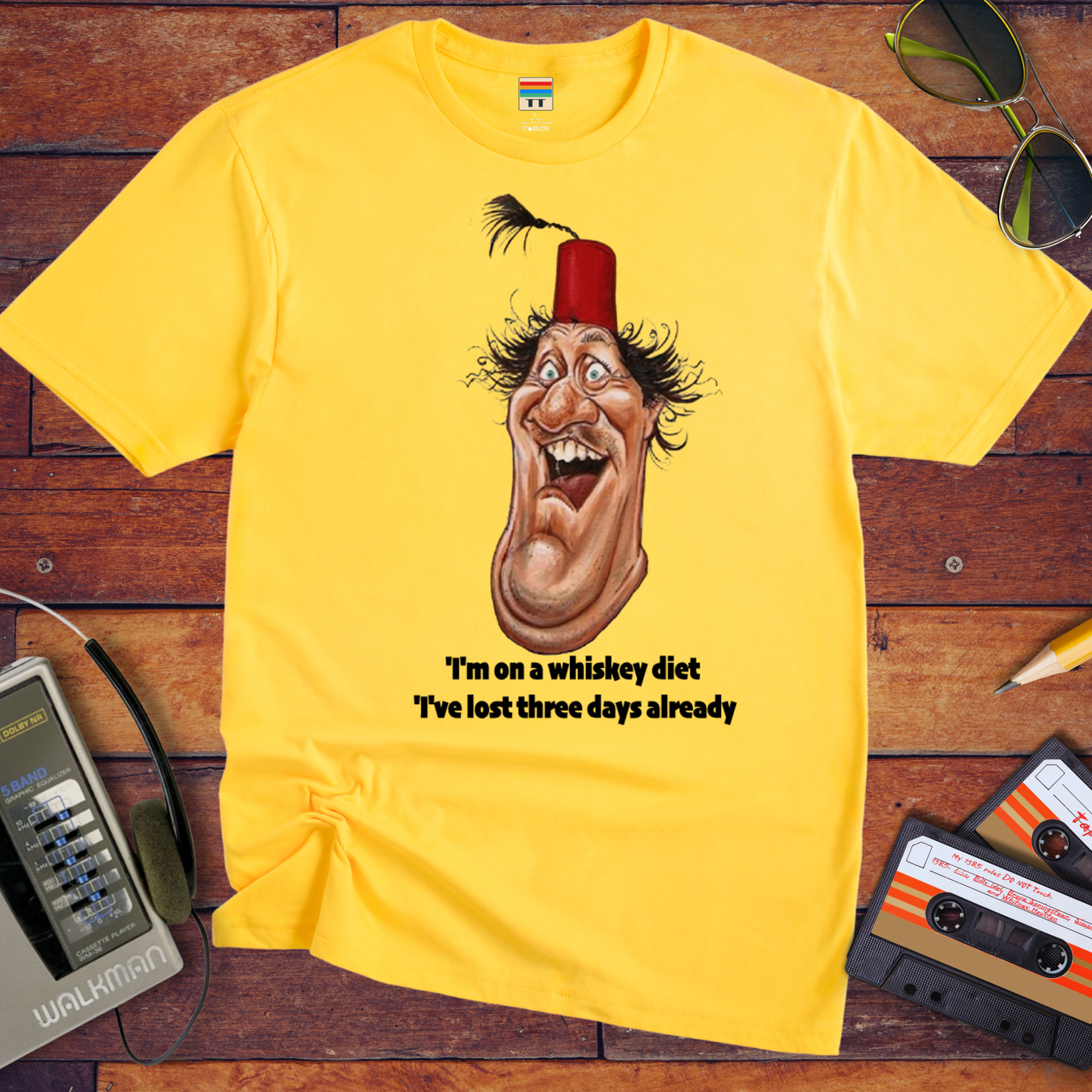 'I'm on a whiskey diet' T-Shirt