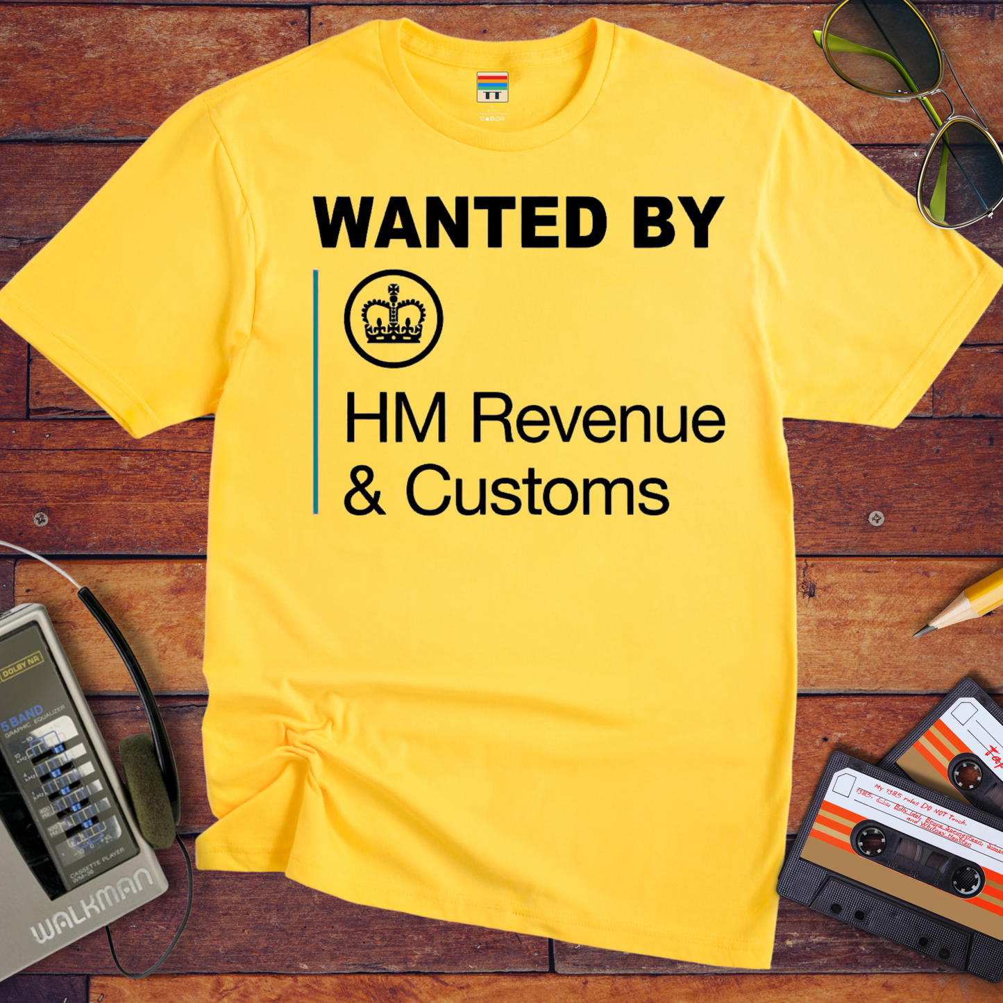 'Wanted to buy revenue and customs' Funny T-Shirt