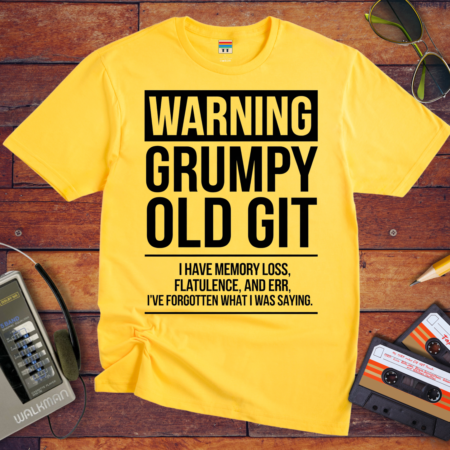 ' Grumpy Old Git' Funny T-Shirt