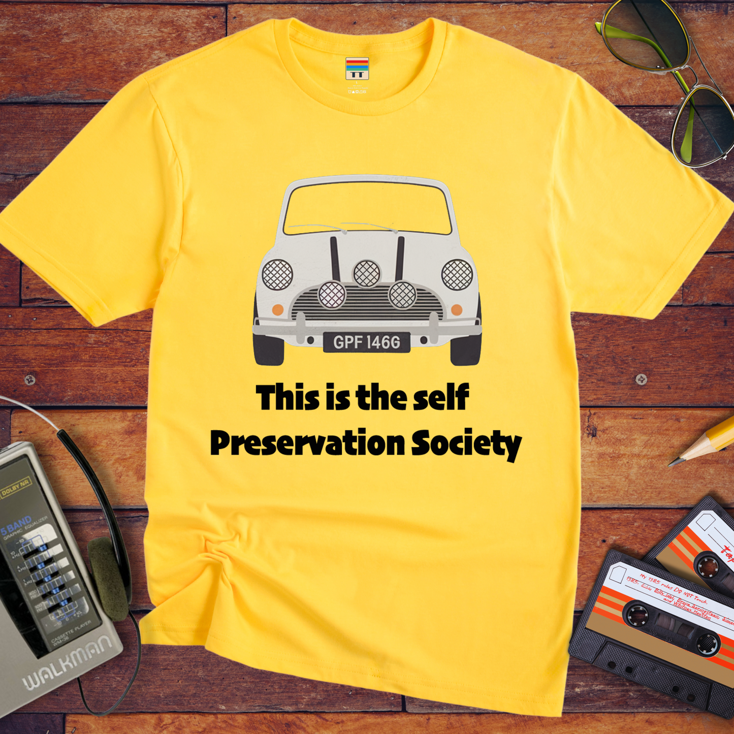 "SELF PRESERVATION SOCIETY" T-Shirt