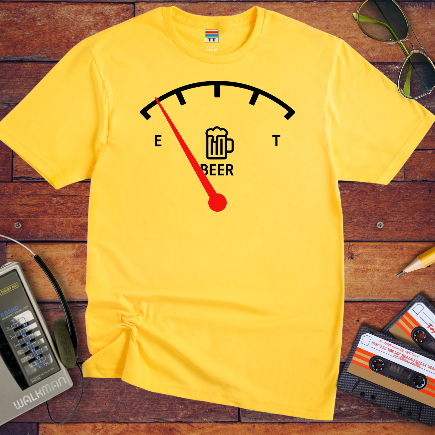 'Beer Gauge' Funny T-Shirt