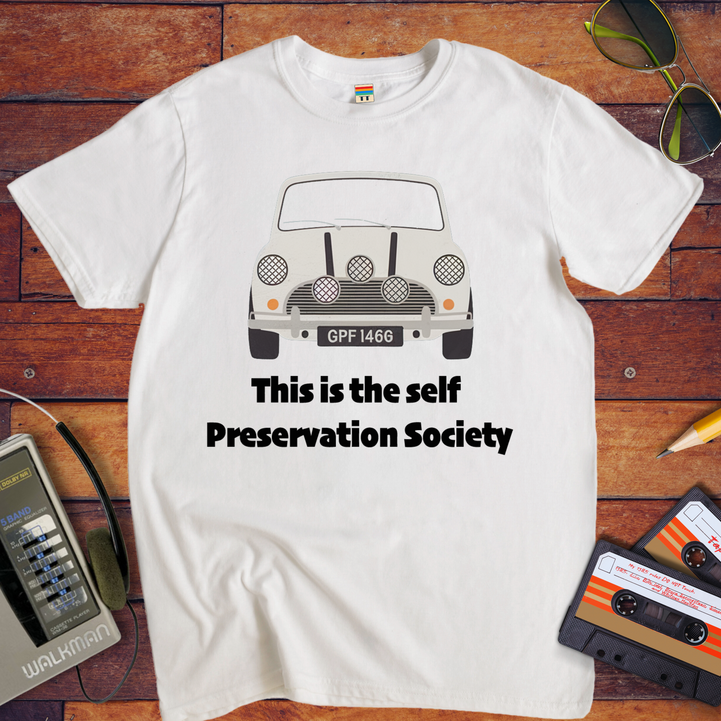 "SELF PRESERVATION SOCIETY" T-Shirt