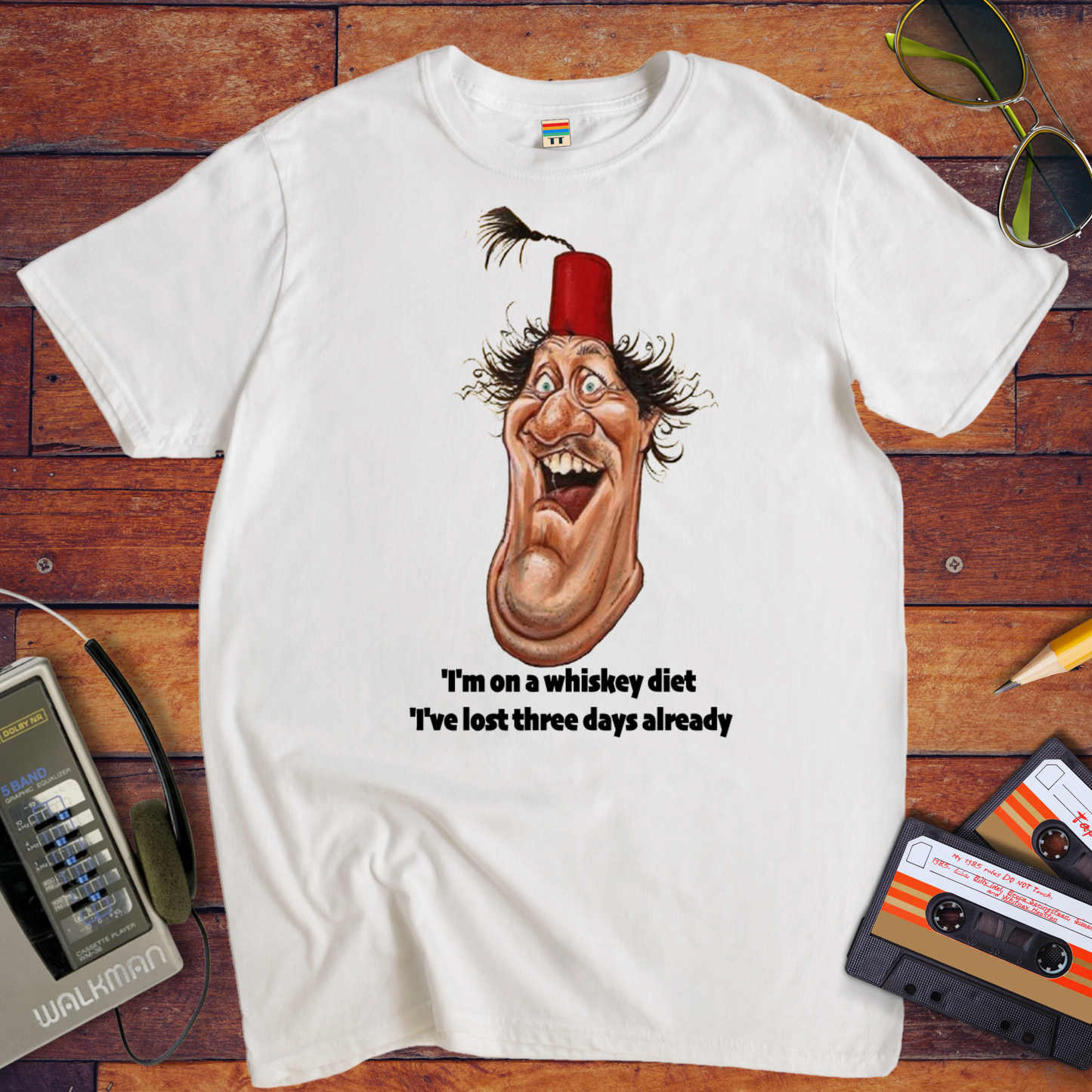 'I'm on a whiskey diet' T-Shirt