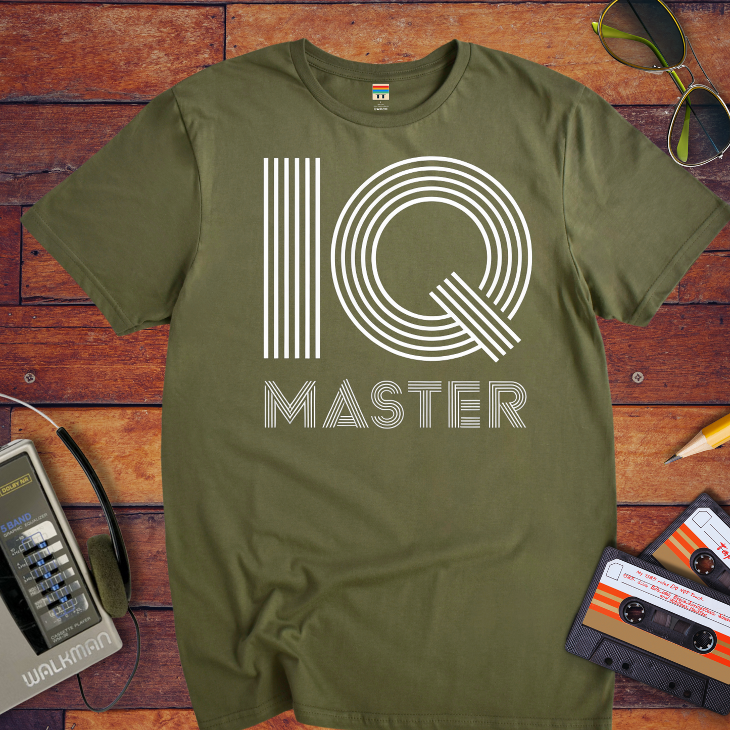 'IQ MASTER' Funny T-Shirt