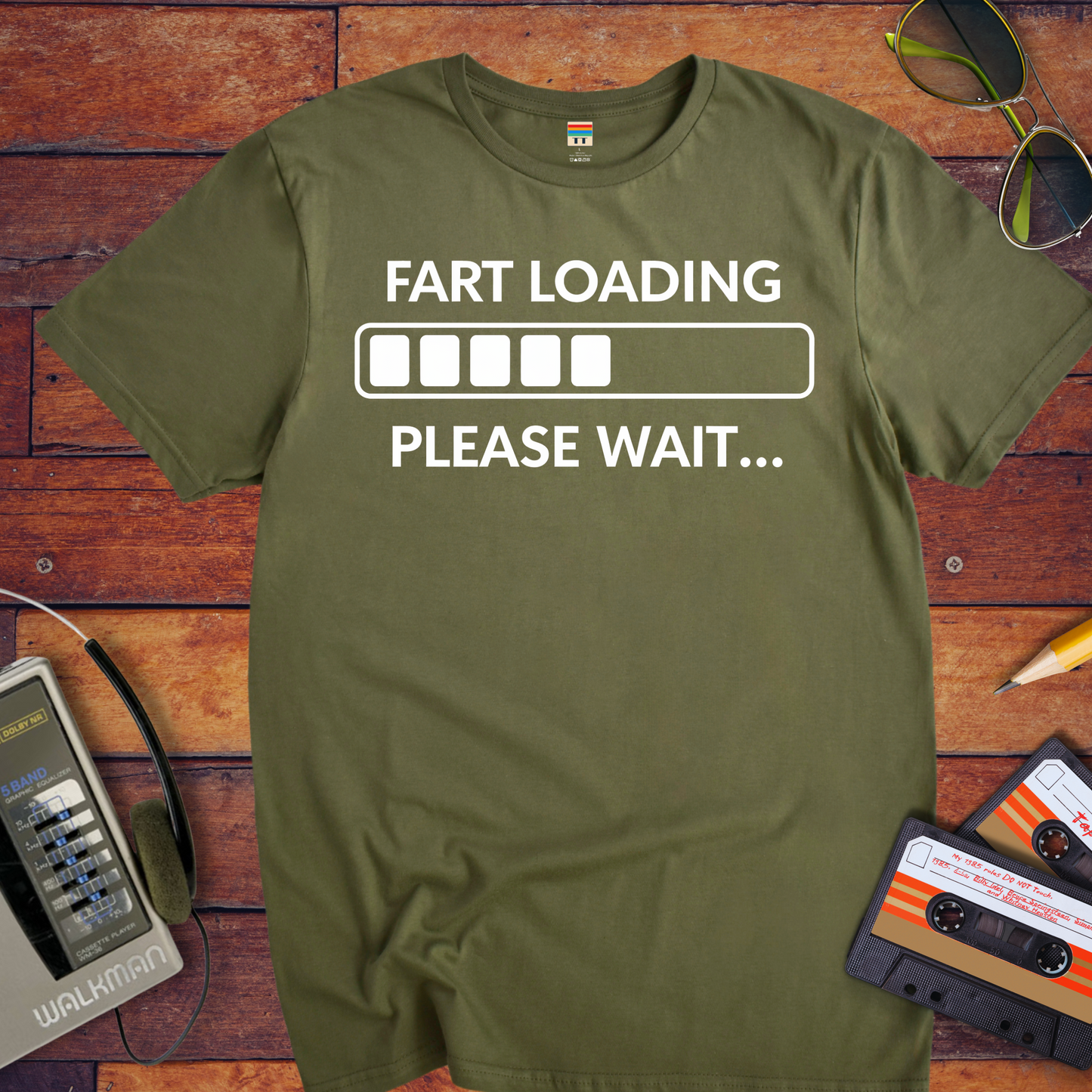 'Fart Loading' Funny T-Shirt
