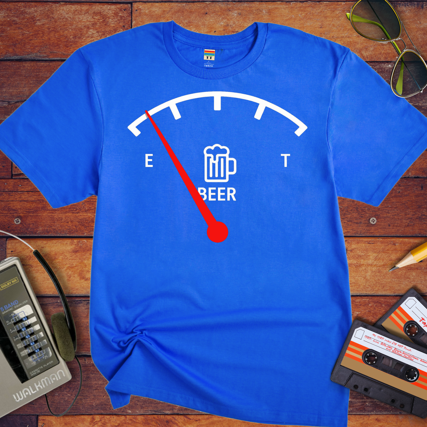 'Beer Gauge' Funny T-Shirt