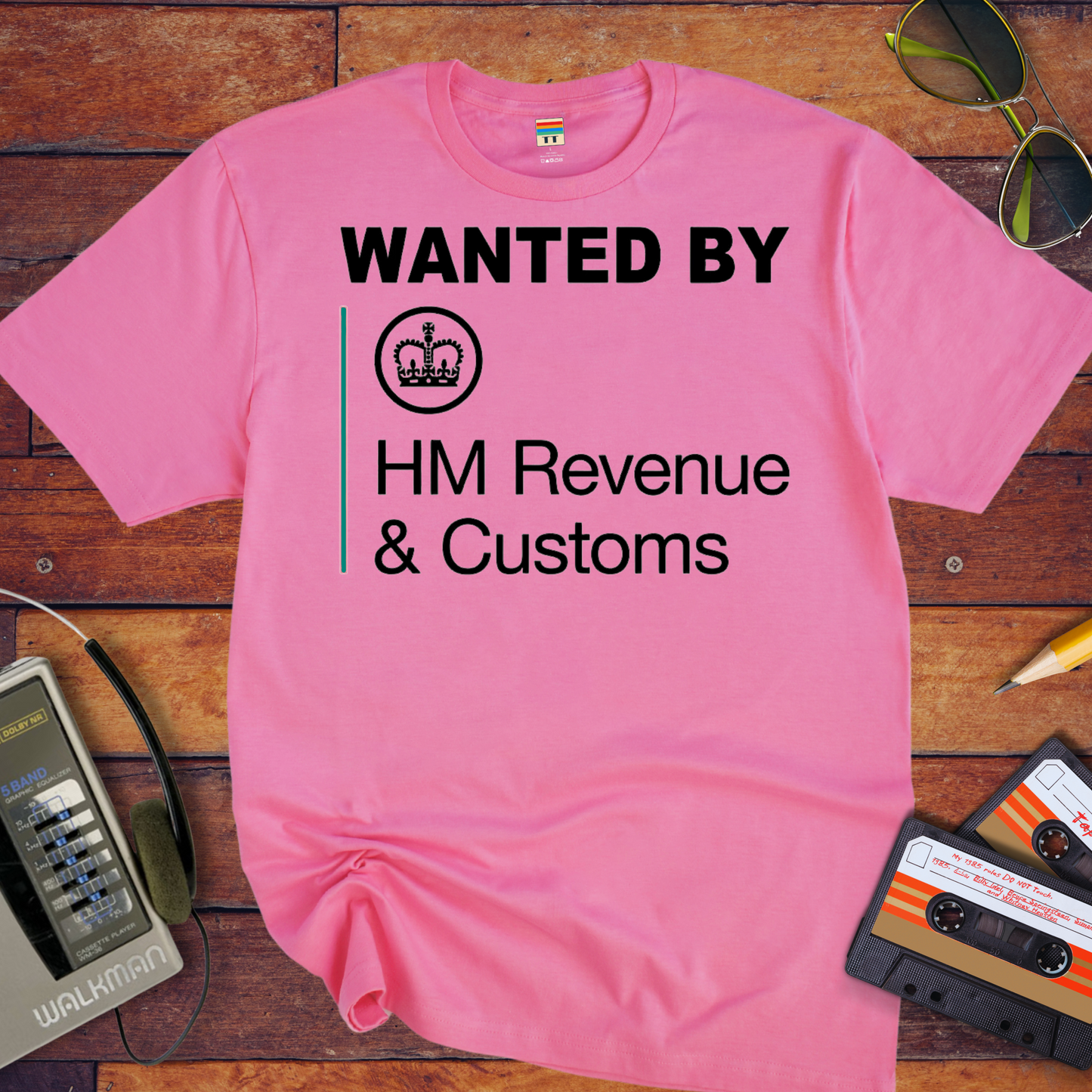 'Wanted to buy revenue and customs' Funny T-Shirt