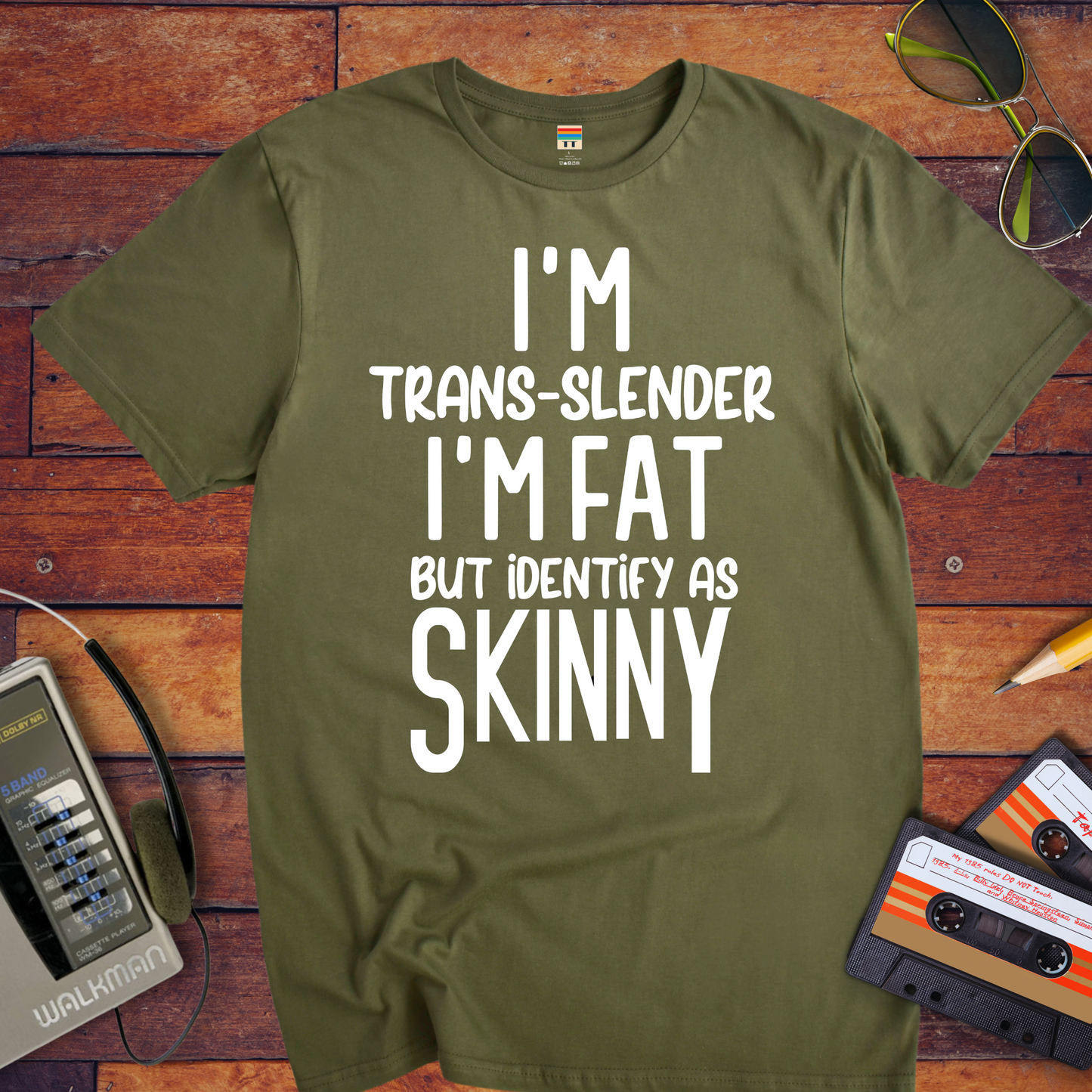 " I'm trans slender " T-Shirt