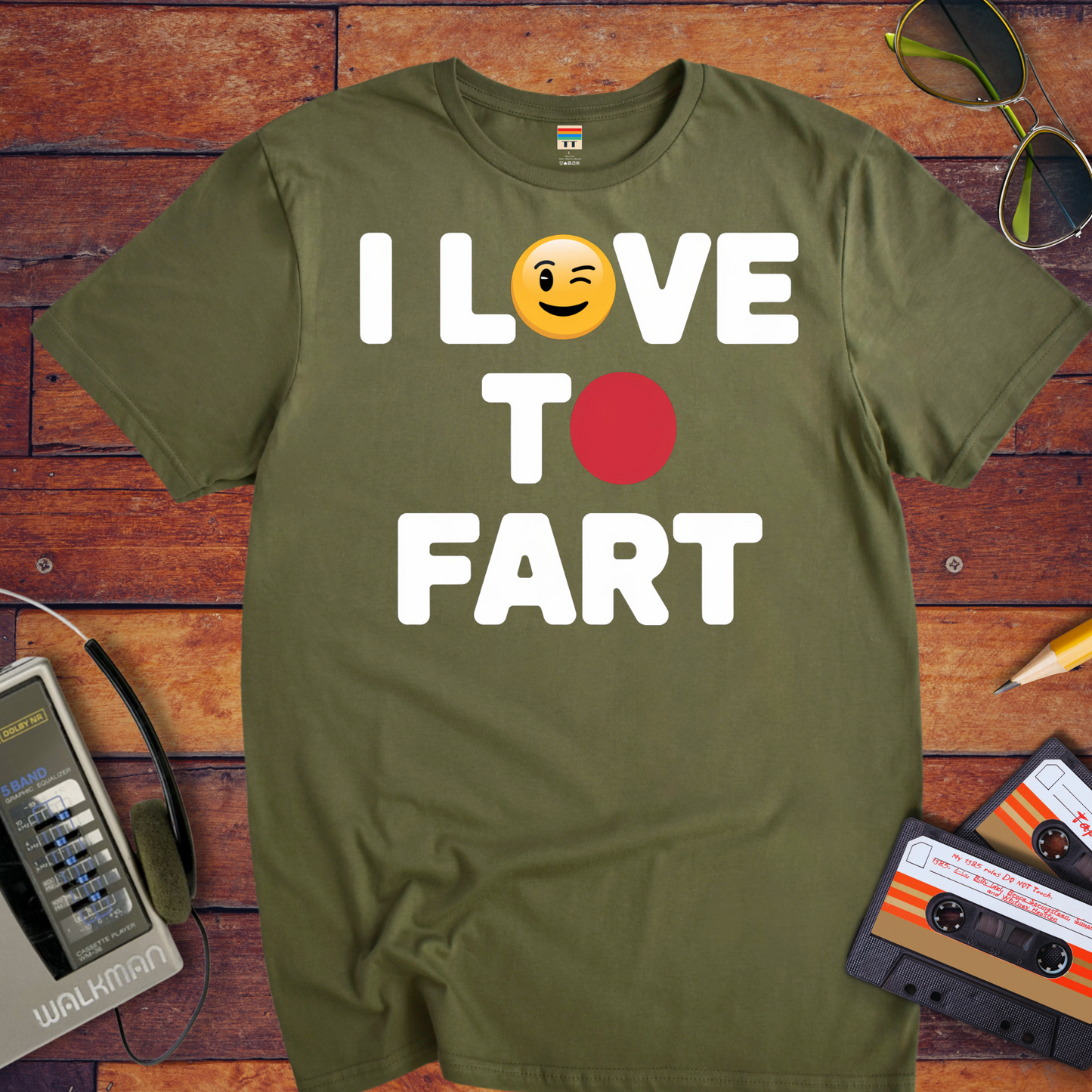 'I Love To Fart' Funny T-Shirt