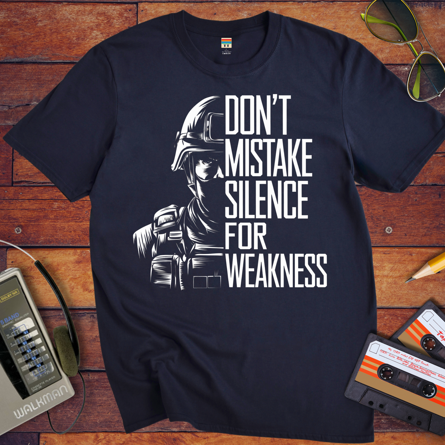 'DON'T MISTAKE SILENCE' Funny T-Shirt