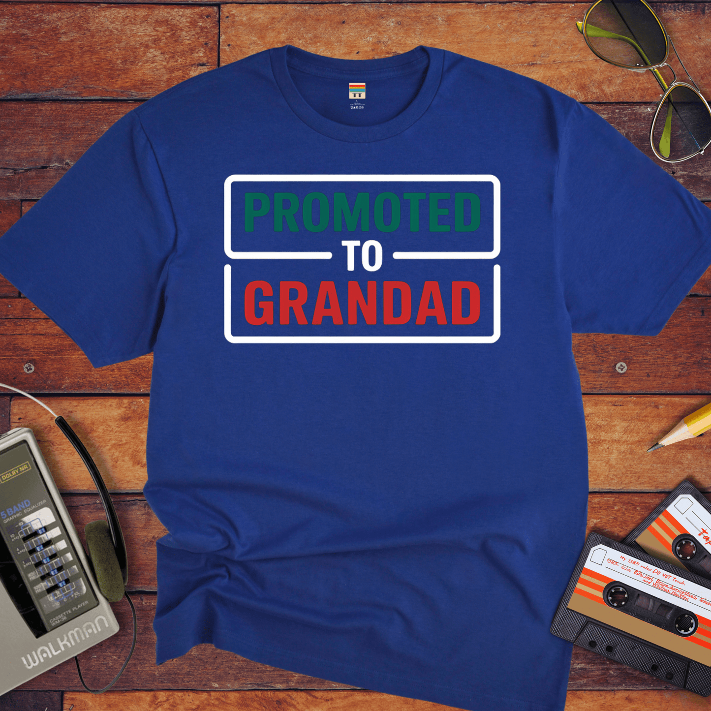 "Promoted to grandad" T-Shirt