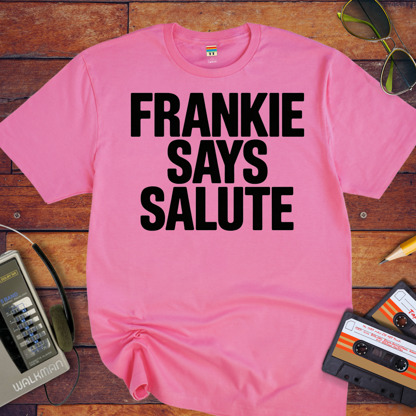 'Frankie Sayes Salute' Funny T-Shirt
