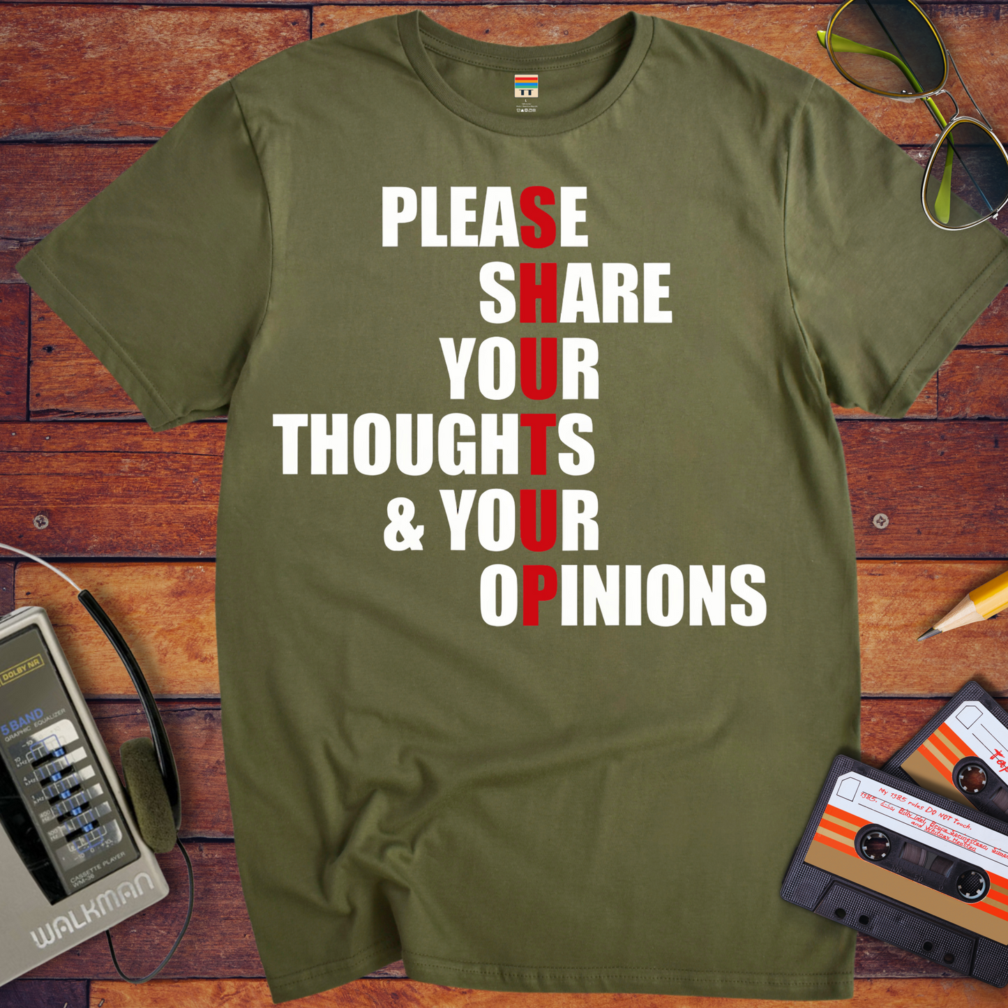 'Shut up' T-Shirt