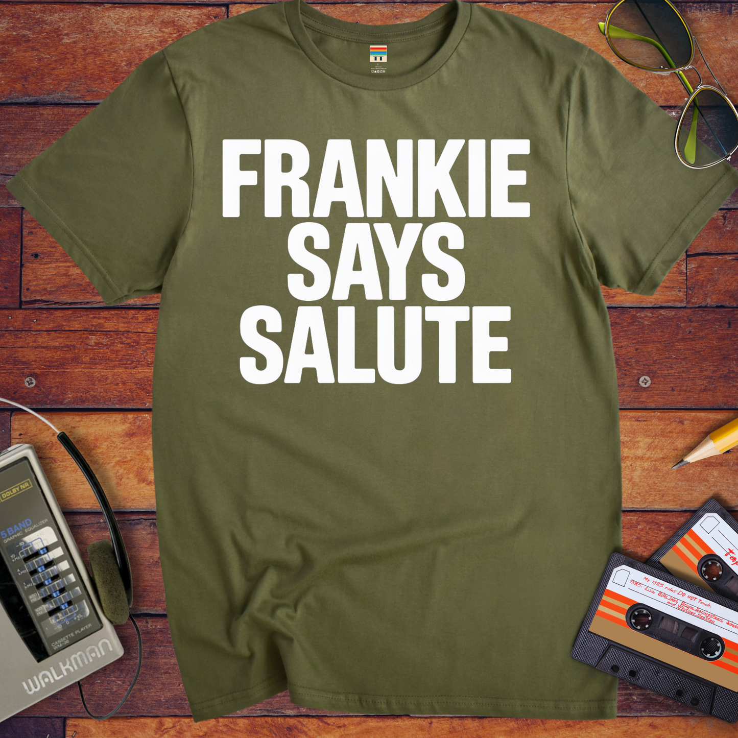 'Frankie Sayes Salute' Funny T-Shirt