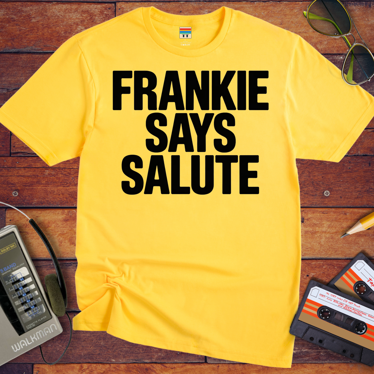 'Frankie Sayes Salute' Funny T-Shirt