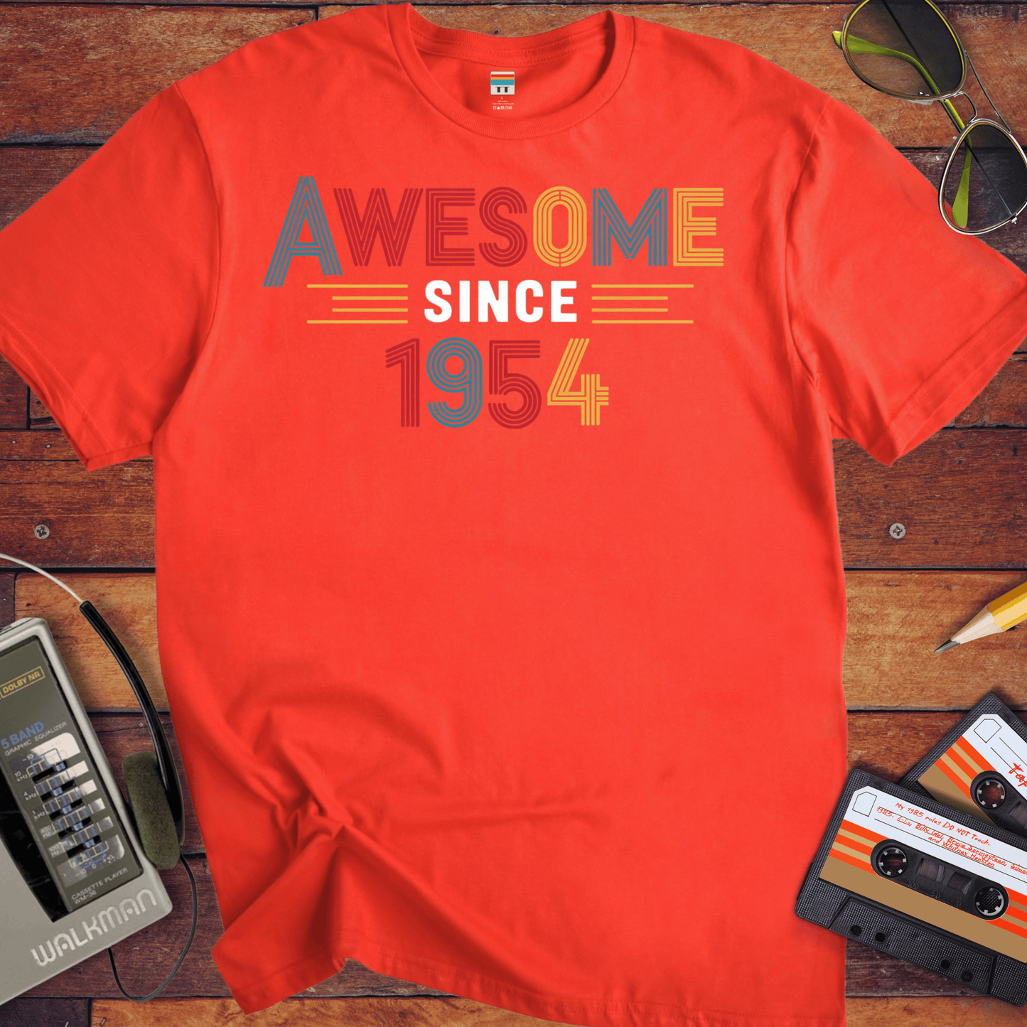 'AWESOME SINCE 1954' Funny T-Shirt