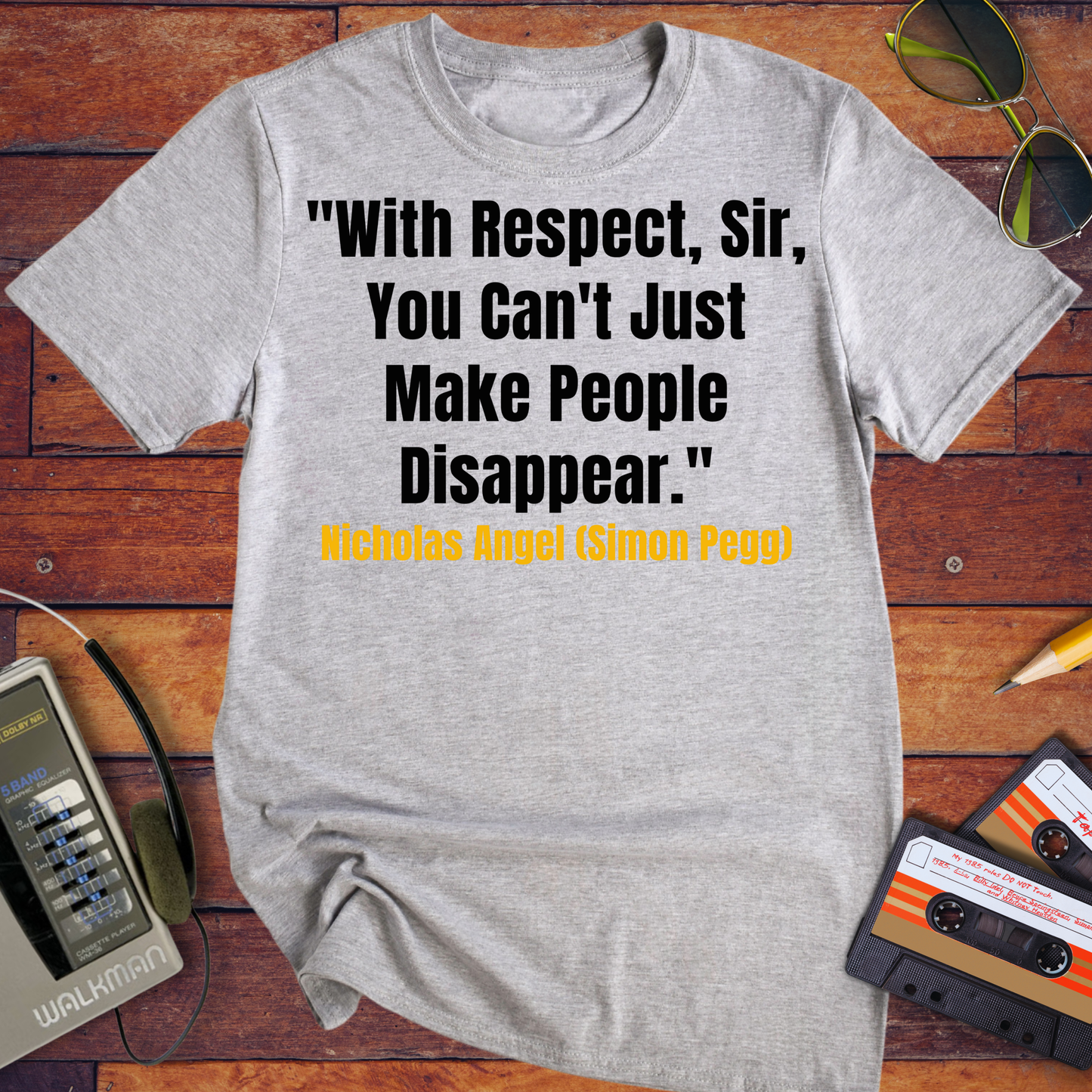 'With Respect, Sir' T-Shirt