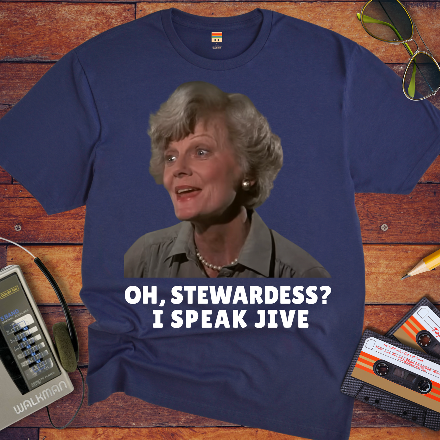 'OH, STEWARDESS? I SPEAK JIVE' T-Shirt