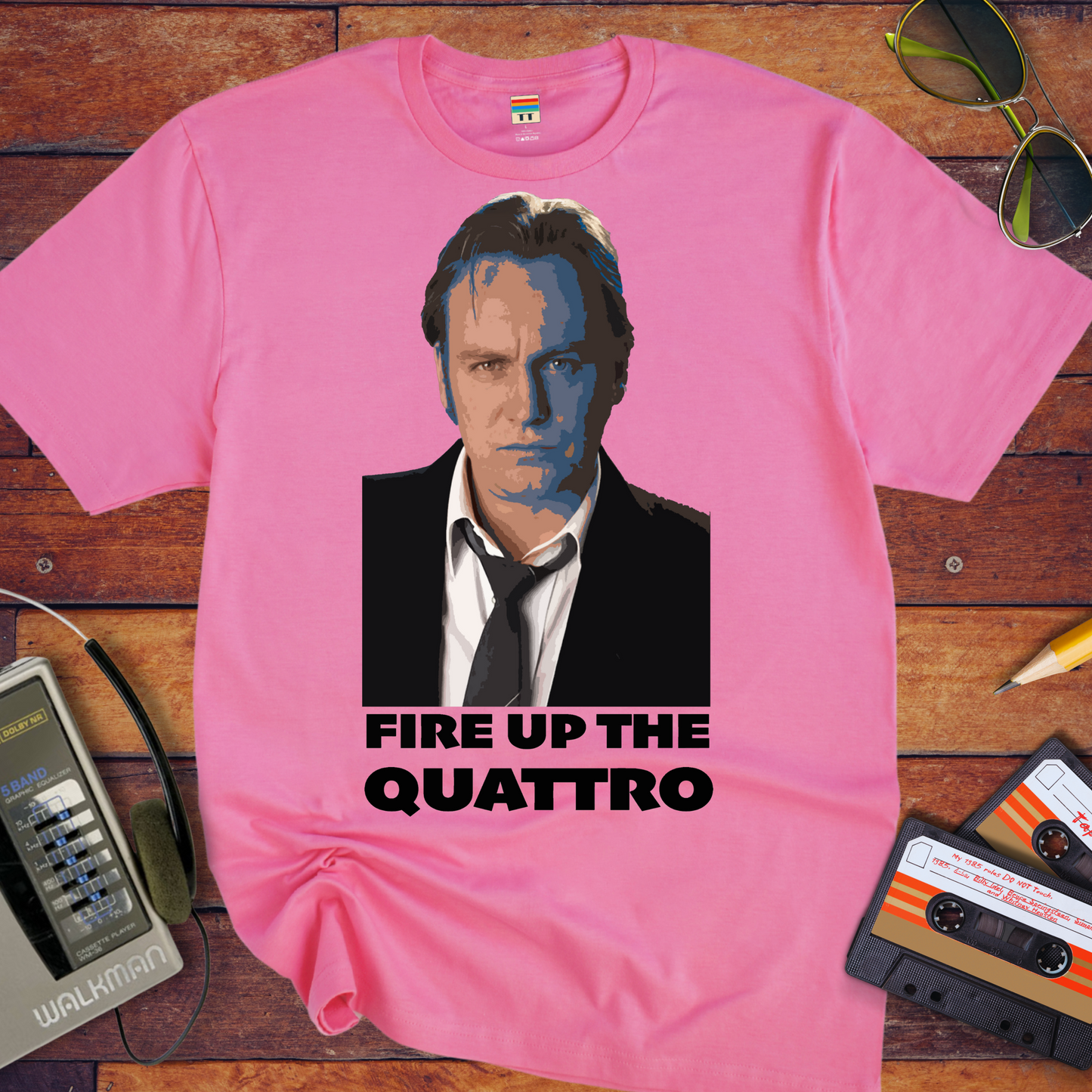 'FIRE UP THE QUATTRO' T-Shirt