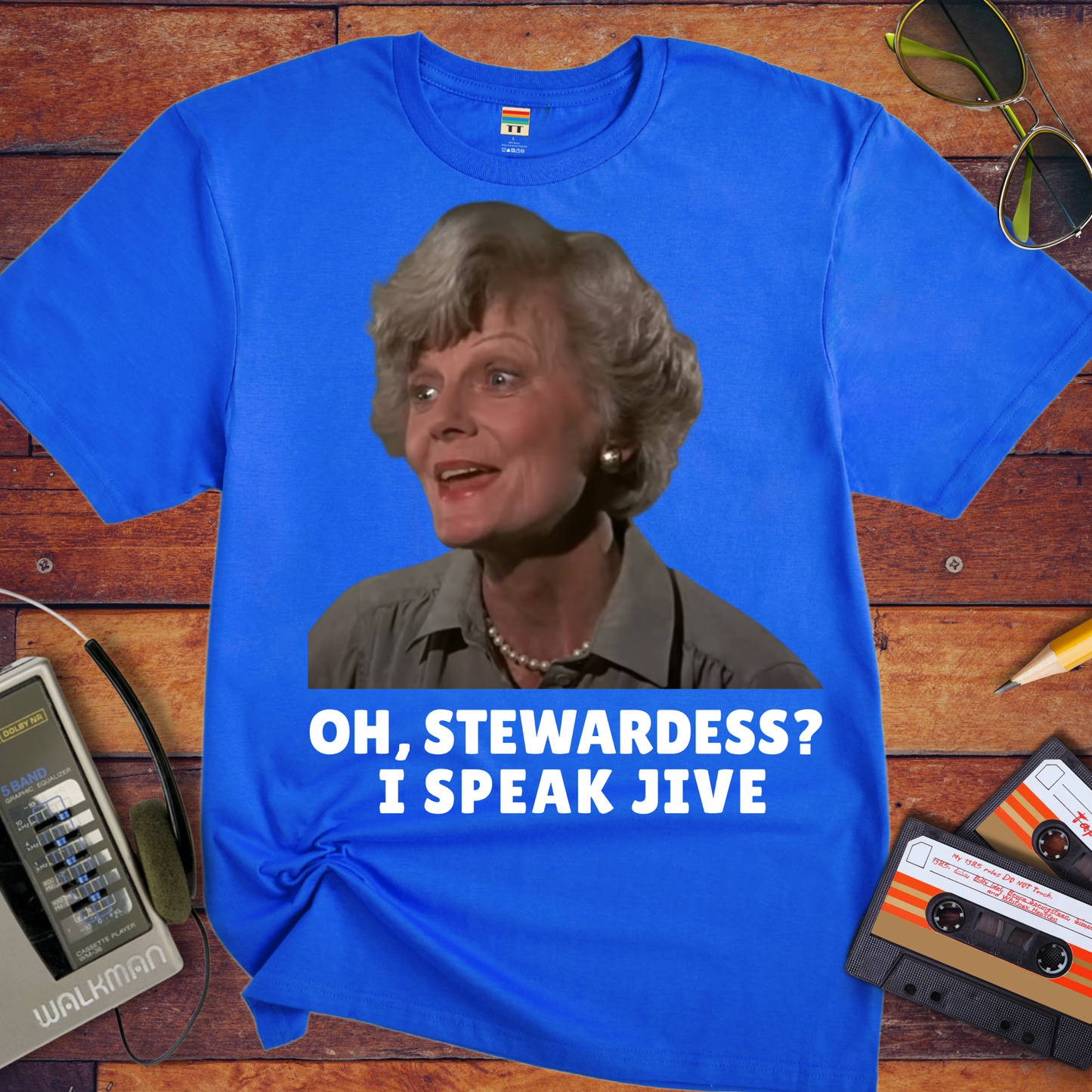 'OH, STEWARDESS? I SPEAK JIVE' T-Shirt