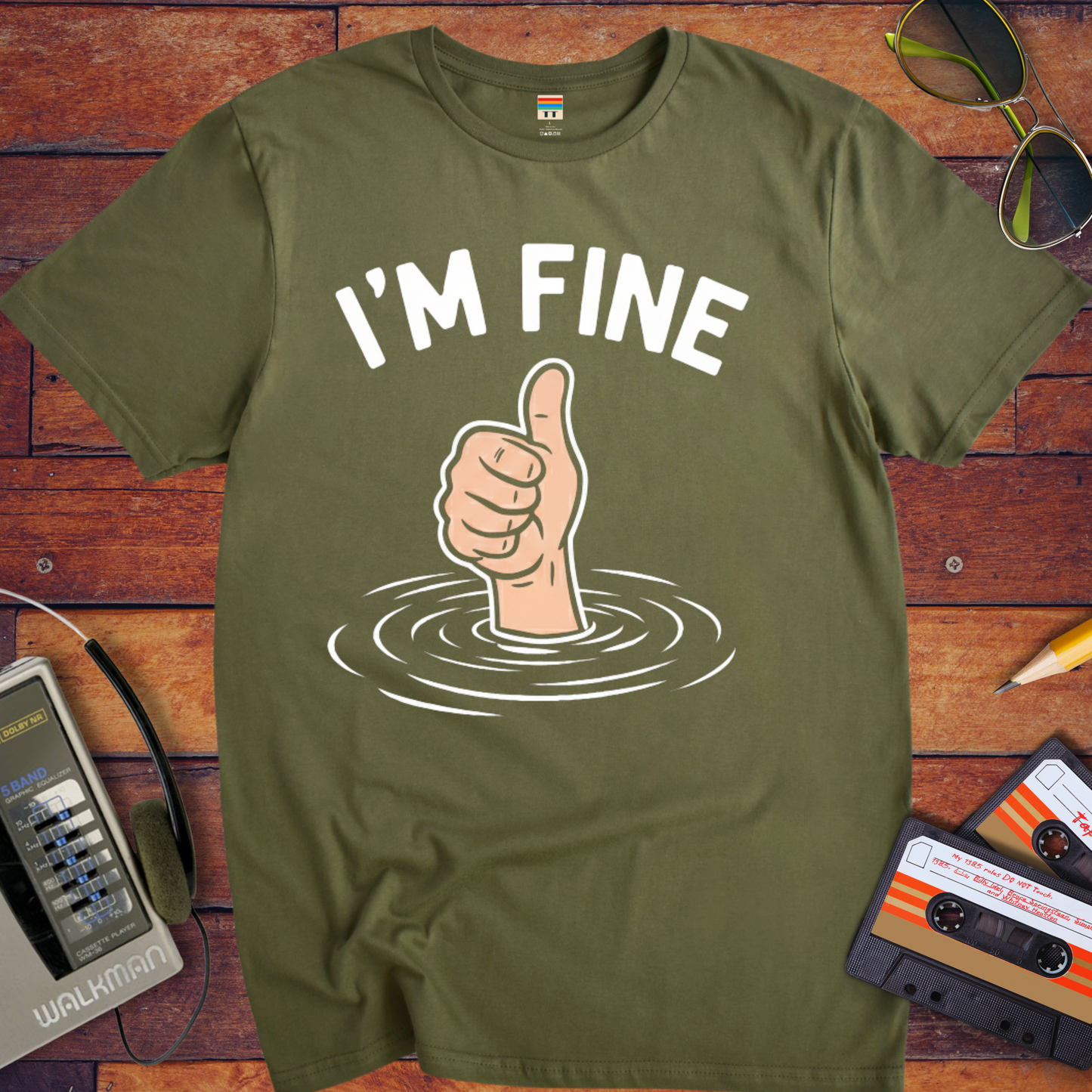 'I'M Fine ' Funny T-Shirt