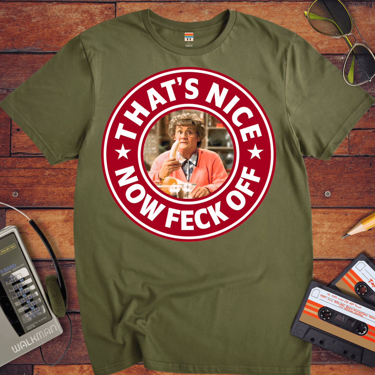 'That's Nice Now Feck Off' Funny T-Shirt