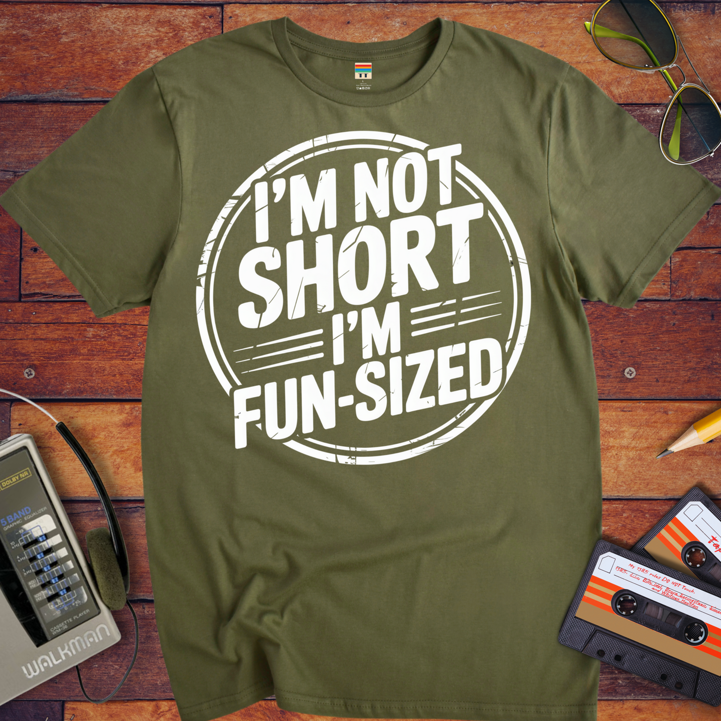 'I'M NOT SHORT I'M FUN-SIZED' Funny T-Shirt