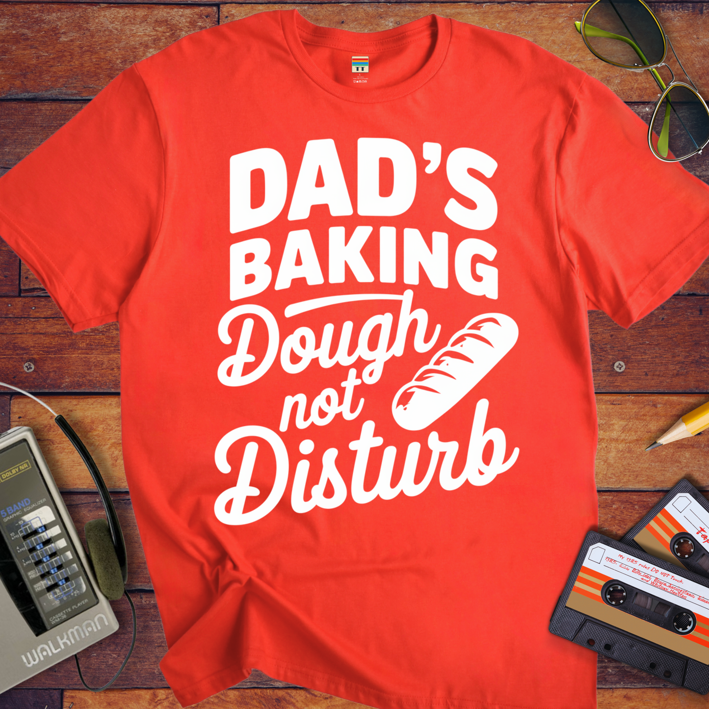 'Dad's Baking Dough not Disturb' Funny T-Shirt