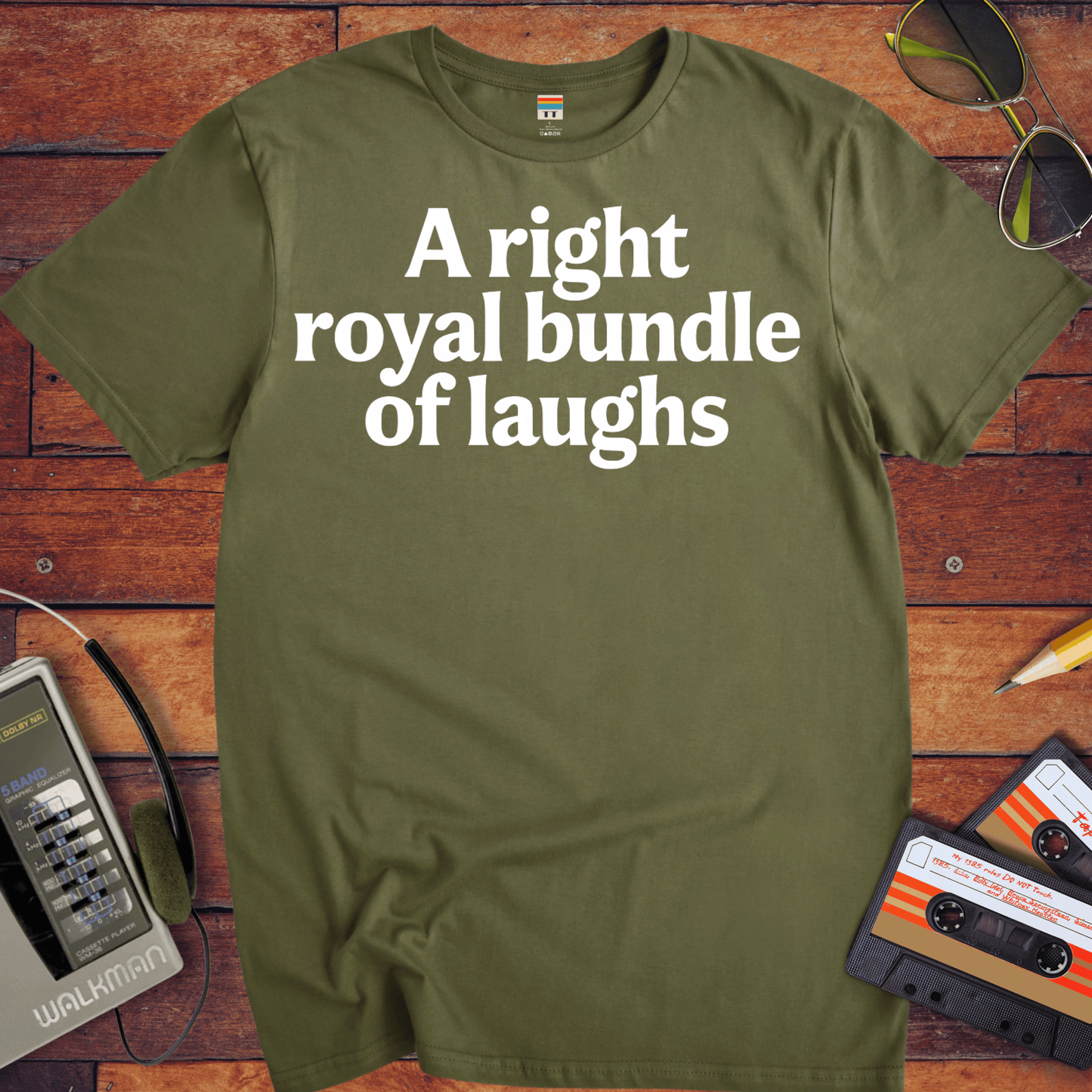 'A right royal bundle of laughs' T-Shirt