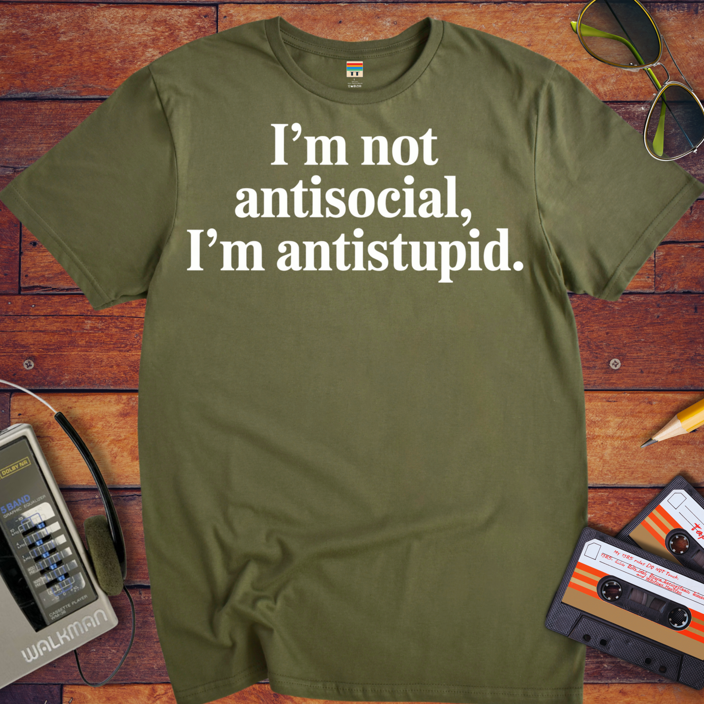 'I'm not antisocial' T-Shirt