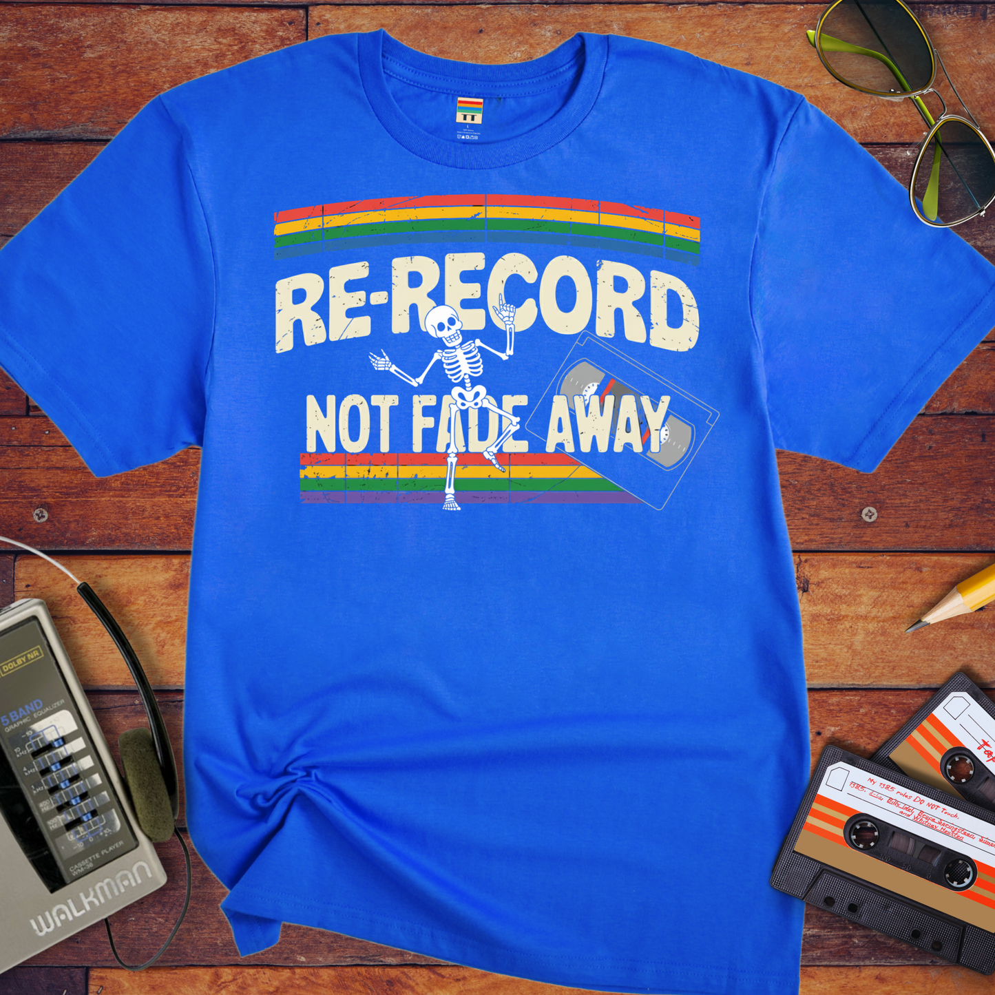 'RE RECORD NOT FADE AWAY' T-Shirt