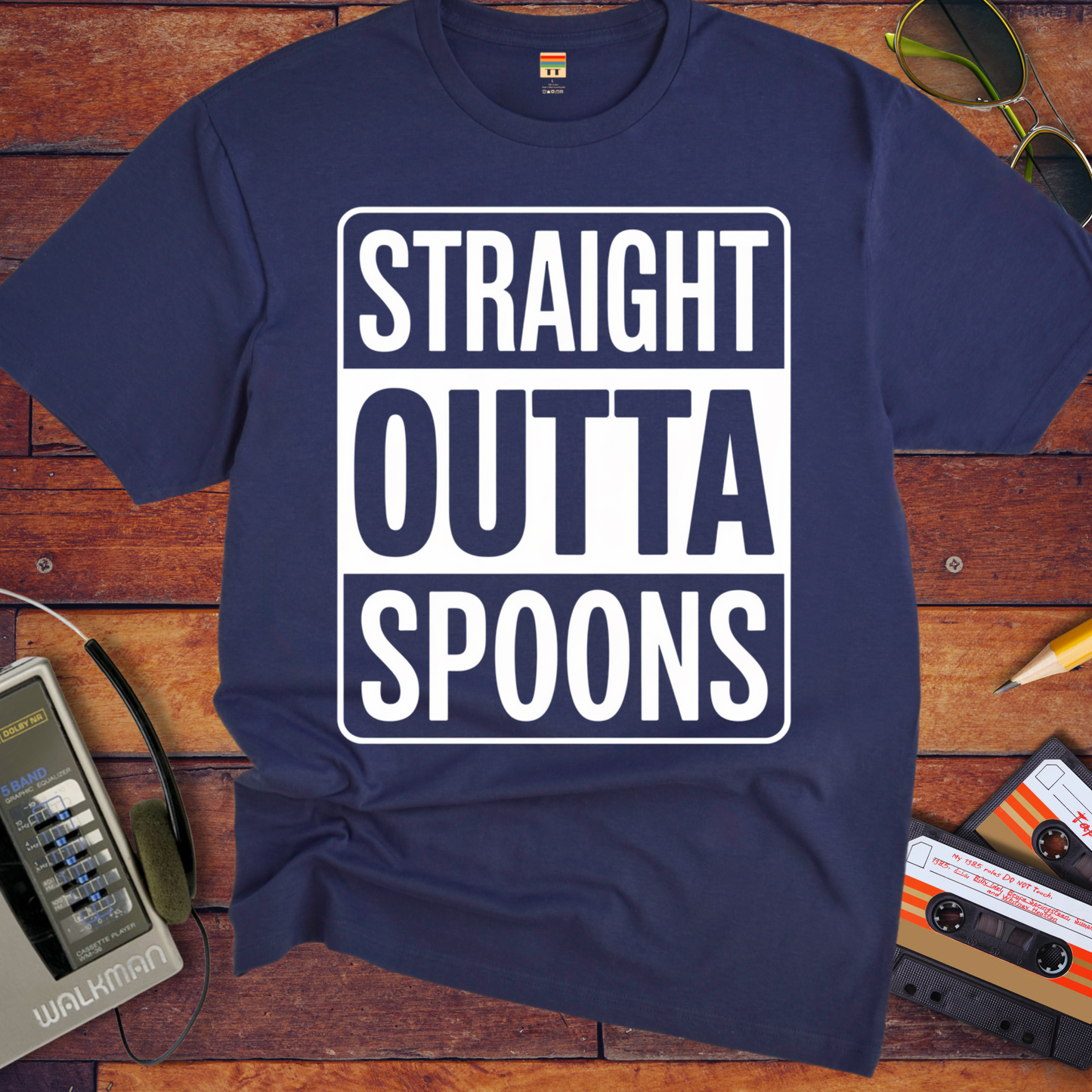 'STRAIGHT OUTTA SPOONS' Funny T-Shirt