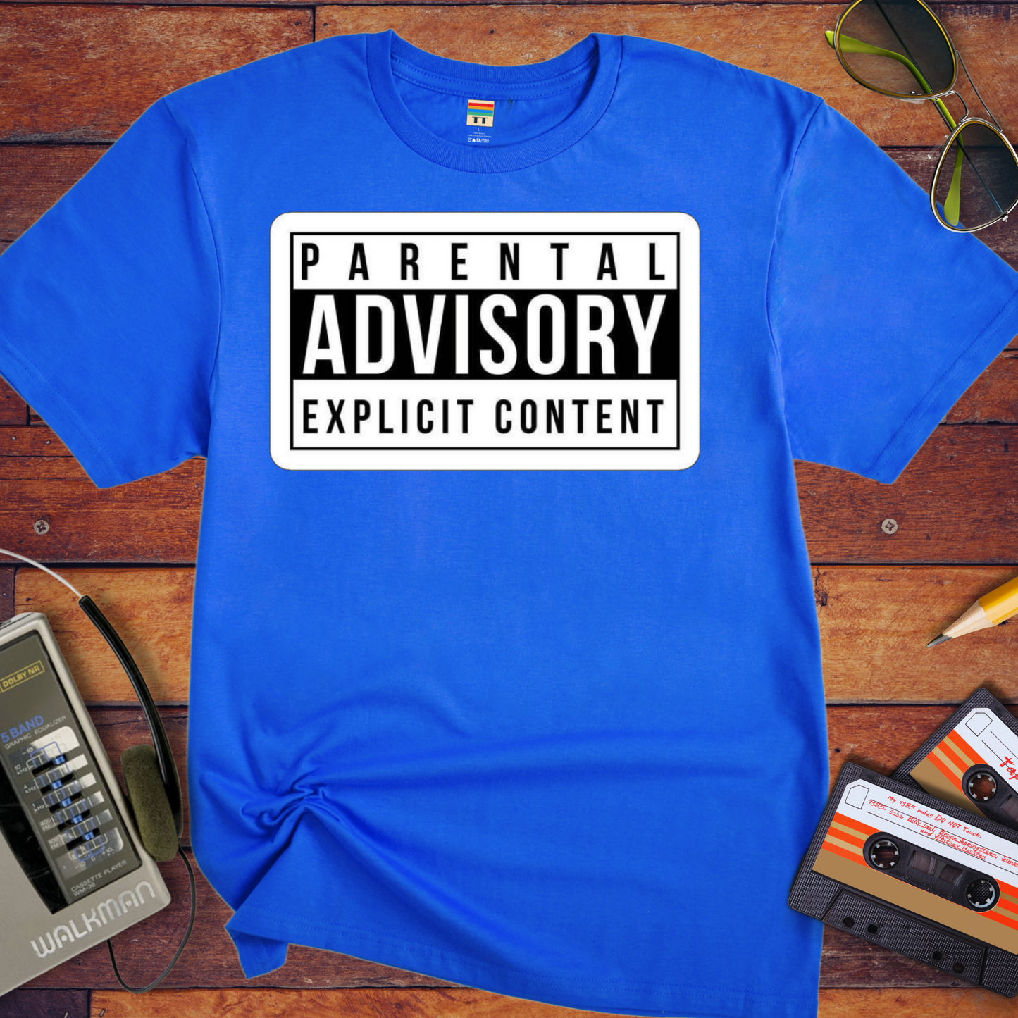'PARENTAL ADVISORY EXPLICIT CONTENT' T-Shirt