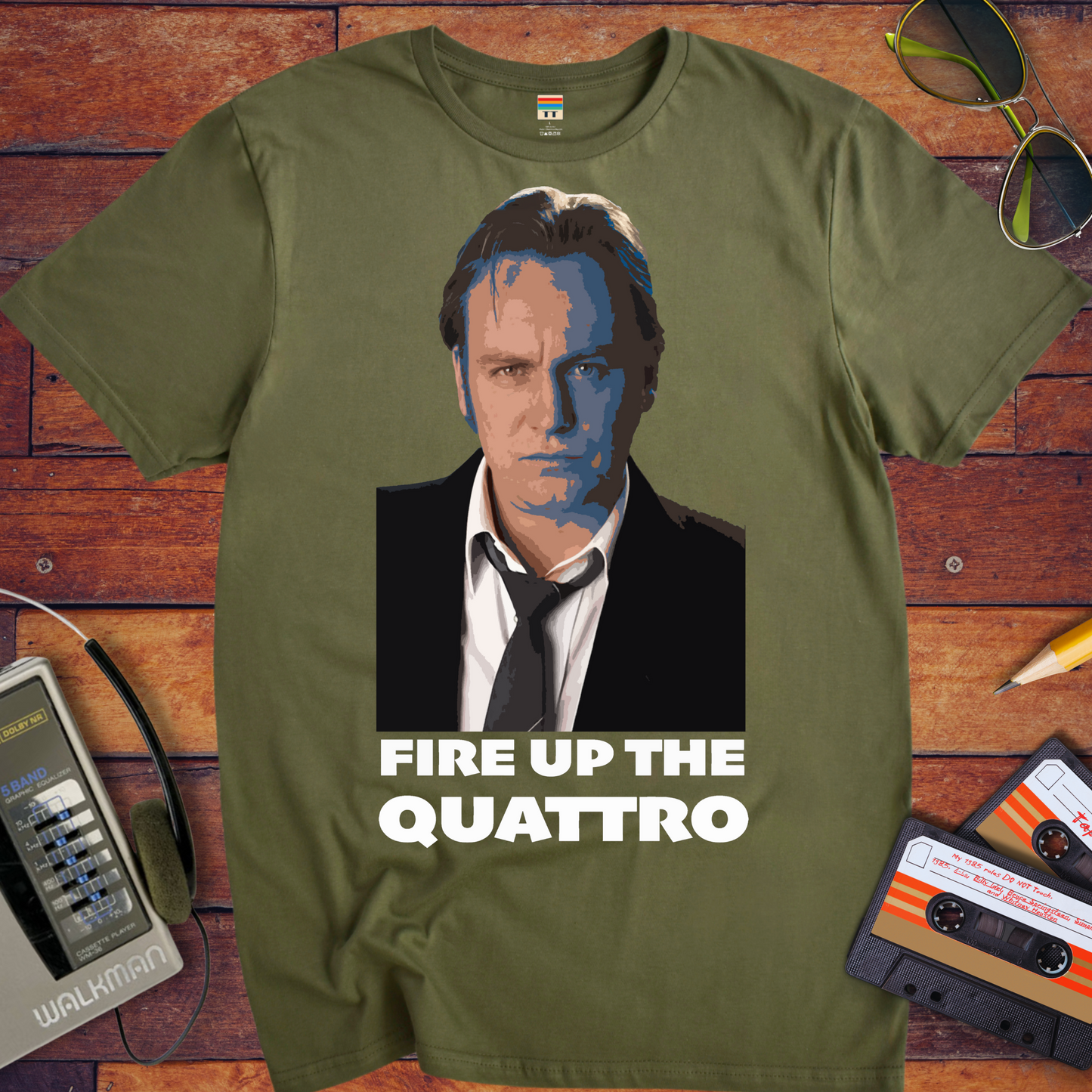 'FIRE UP THE QUATTRO' T-Shirt