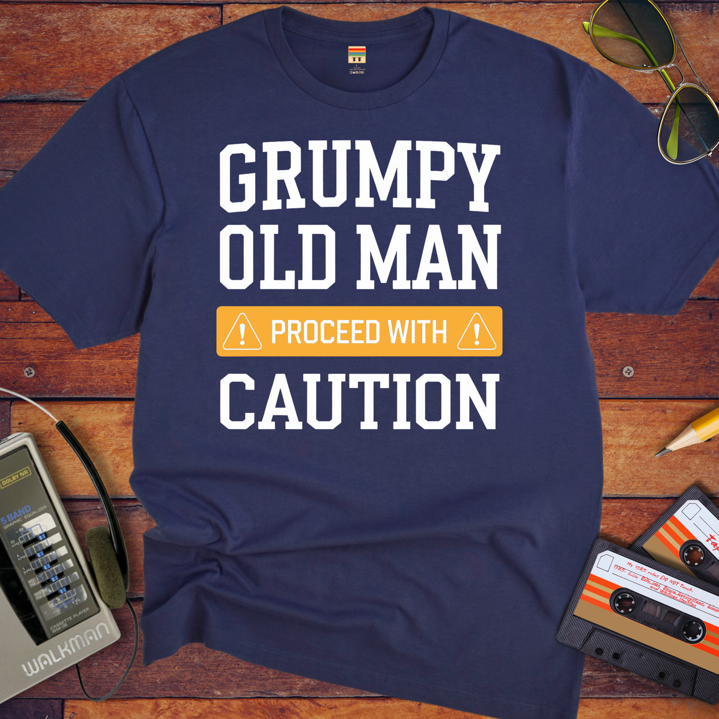 'Grumpy old Man Caution' T-Shirt