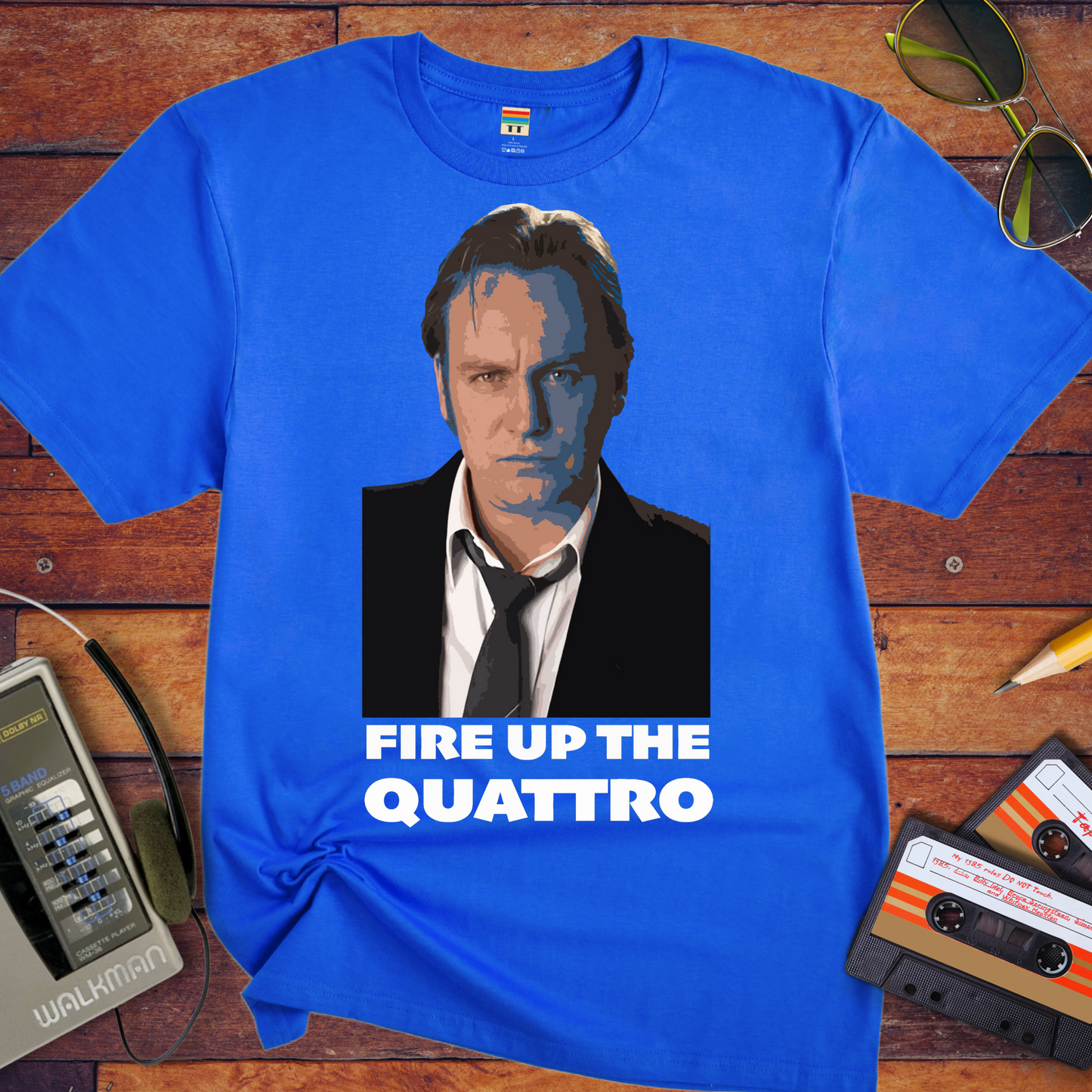 'FIRE UP THE QUATTRO' T-Shirt